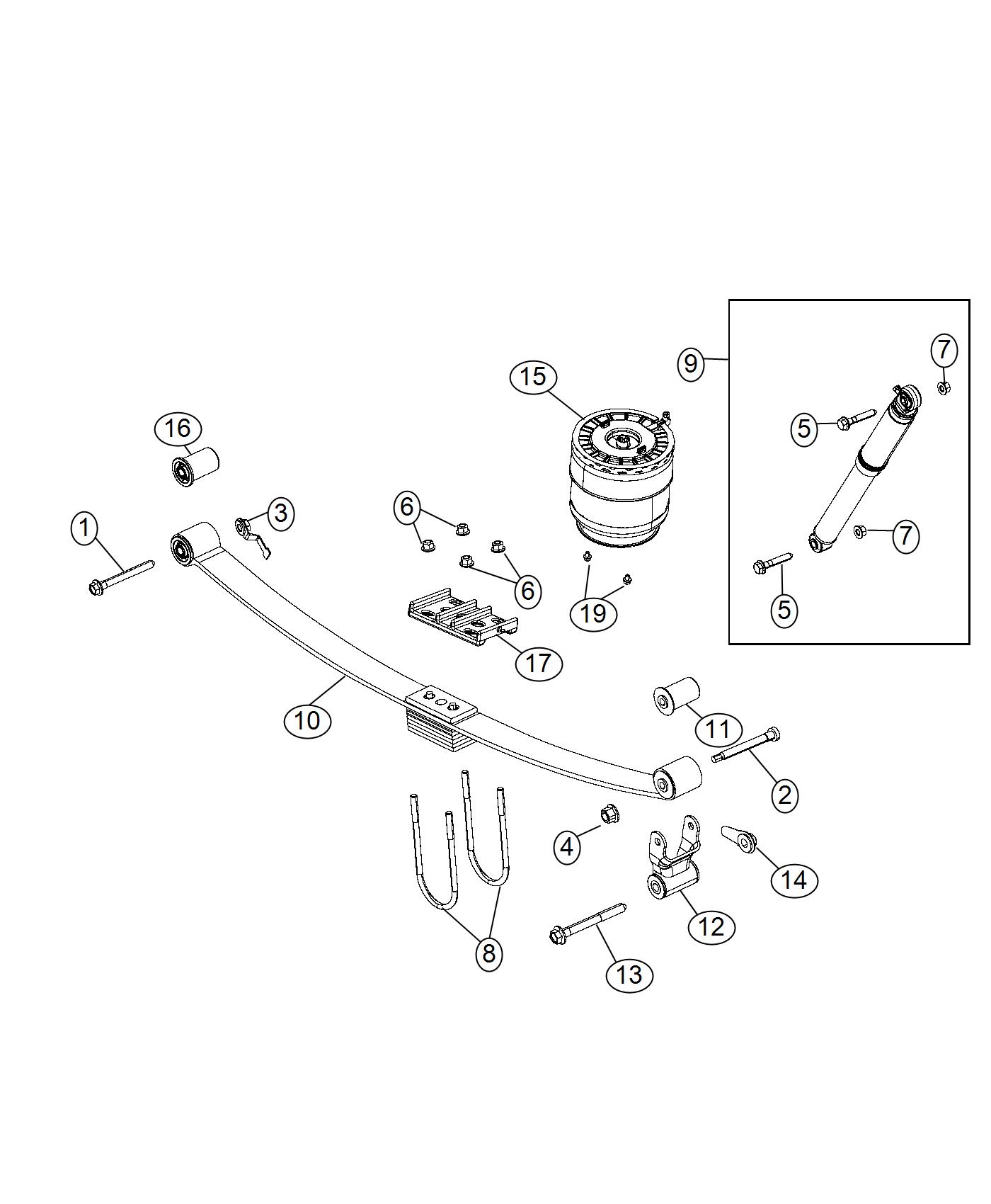 Suspension, Rear [Auto Level Rear Air Suspension]. Diagram