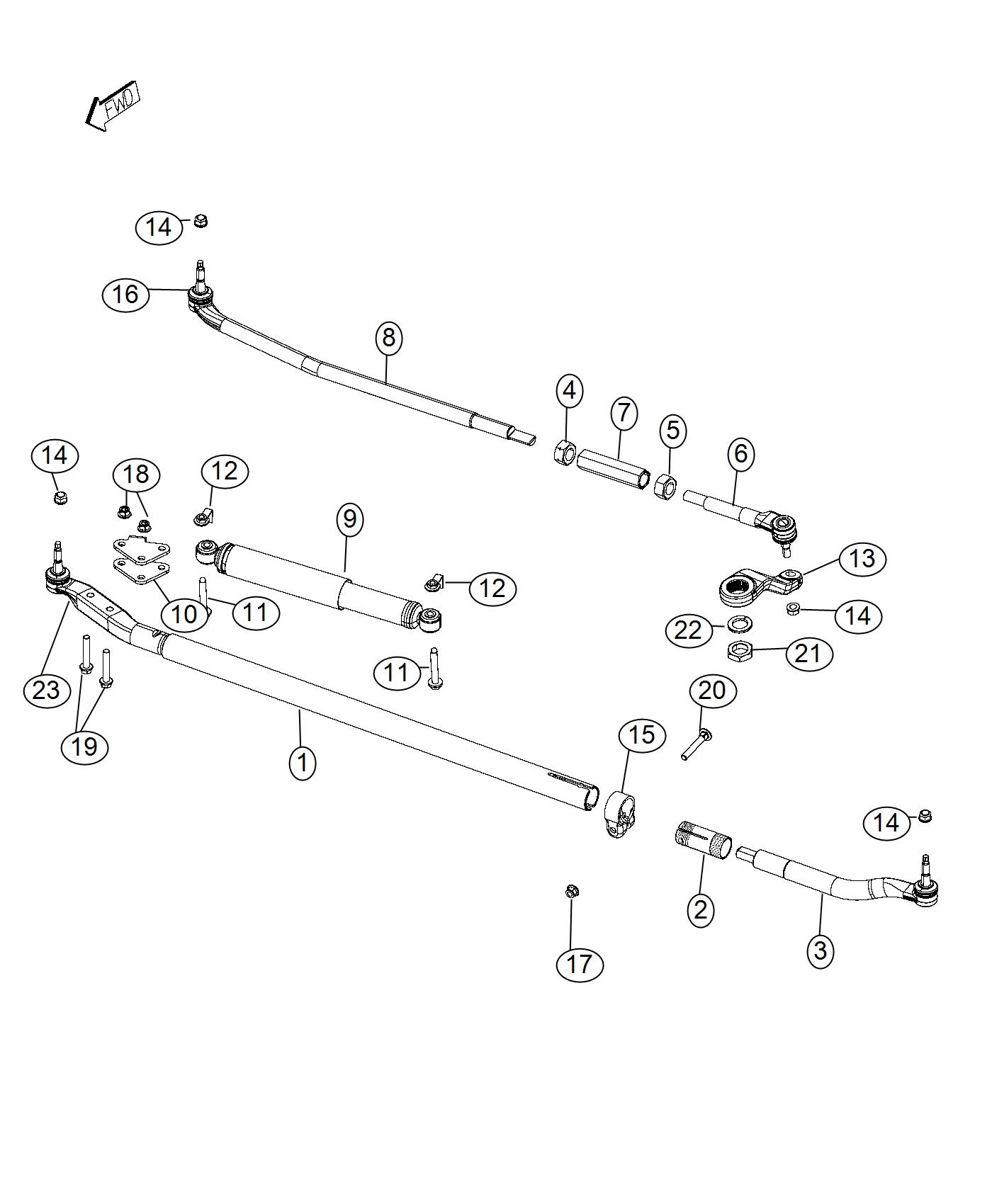 Steering Linkage. Diagram