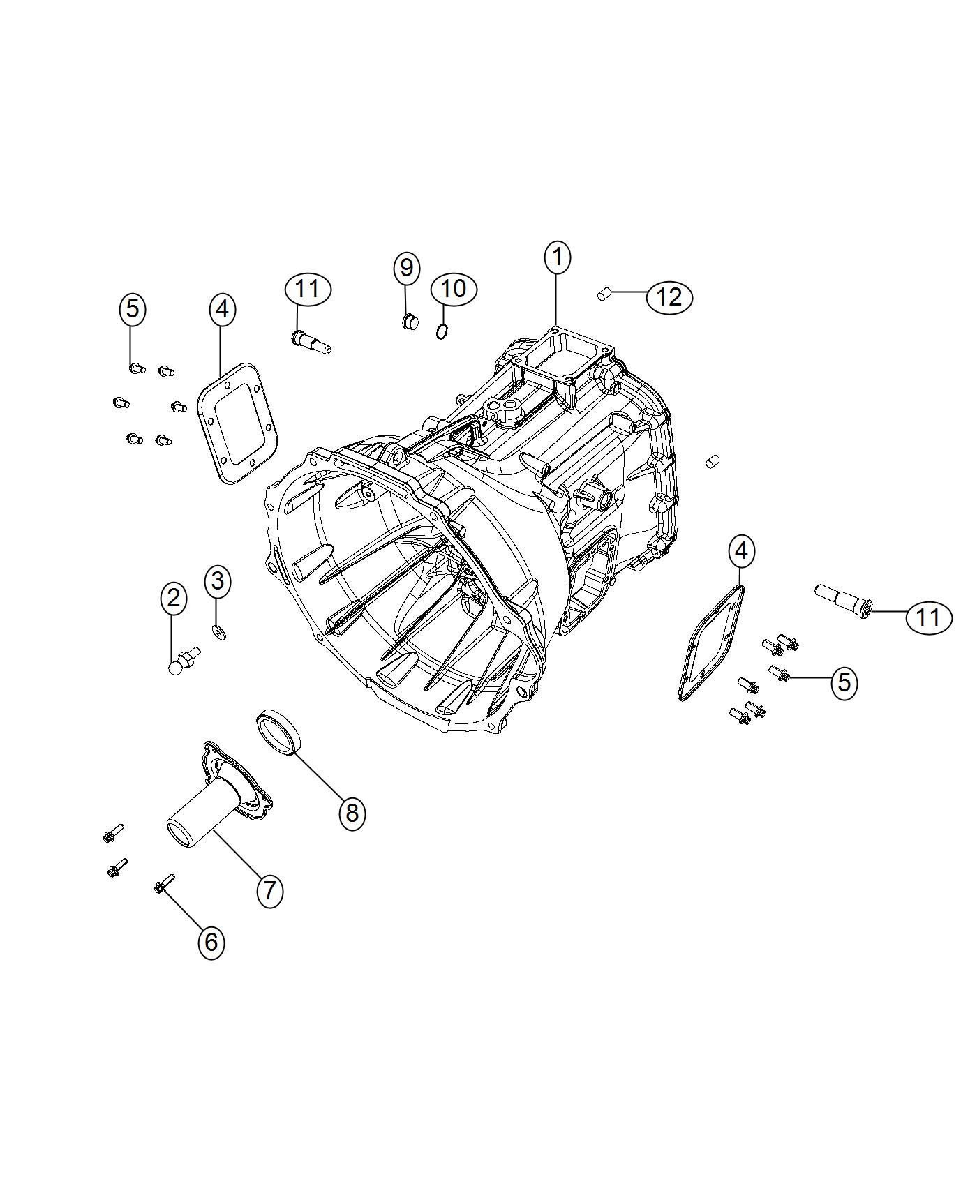 Diagram Case And Related Parts. for your 2008 Dodge Ram 1500   