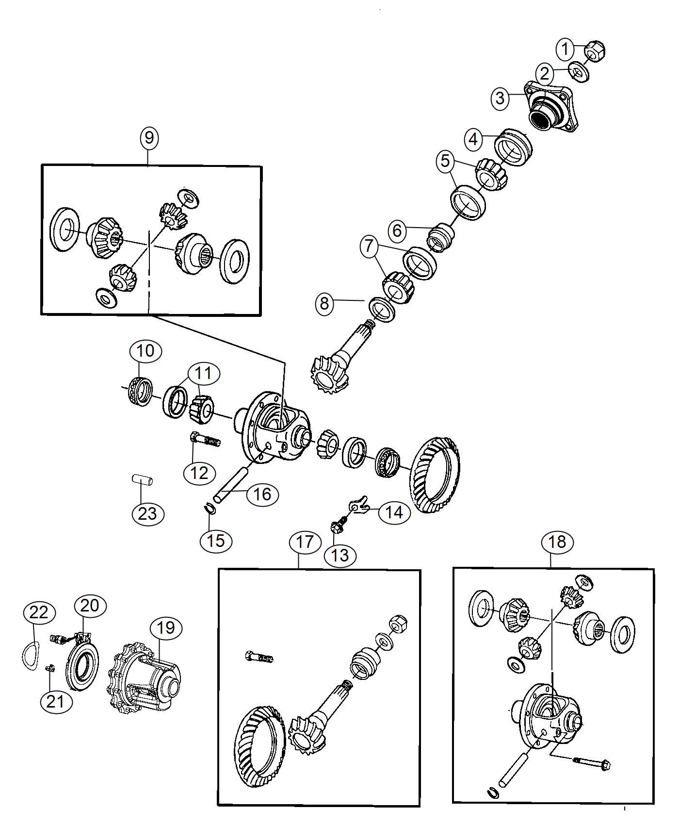 Differential Assembly. Diagram