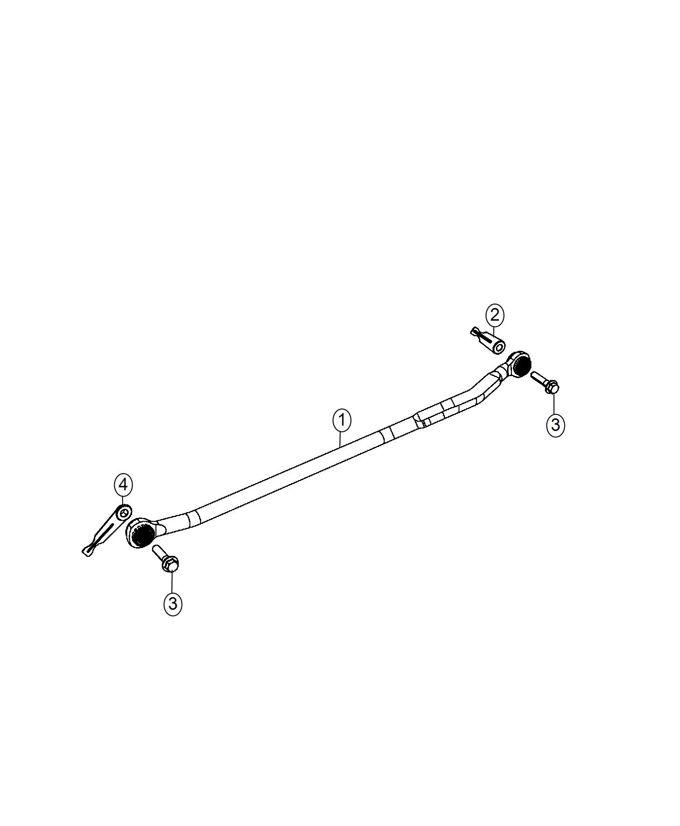 Diagram Track Bar, Front, DJ 2, 7. for your Chrysler 300  M