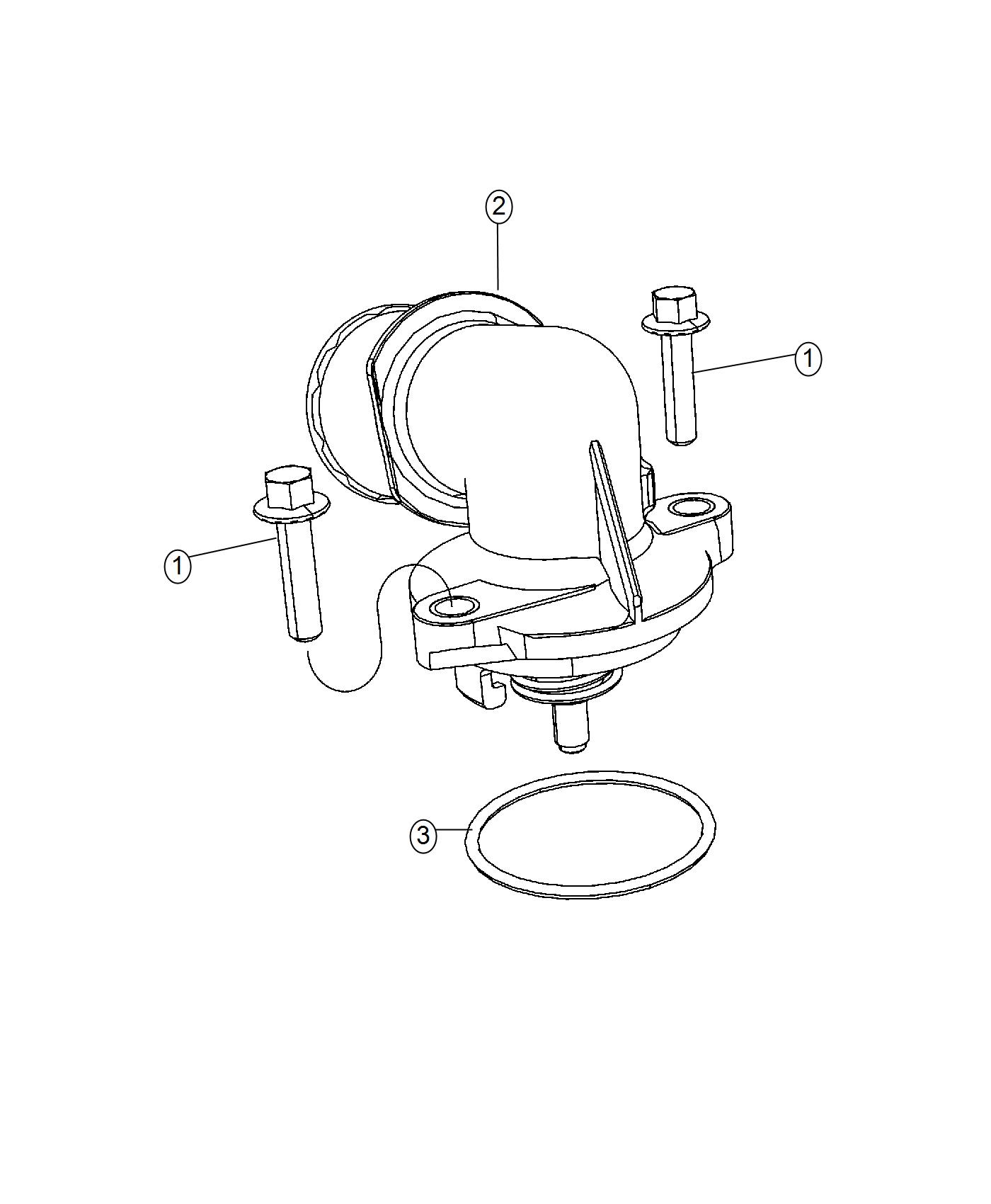 Diagram Thermostat. for your Chrysler 300  M