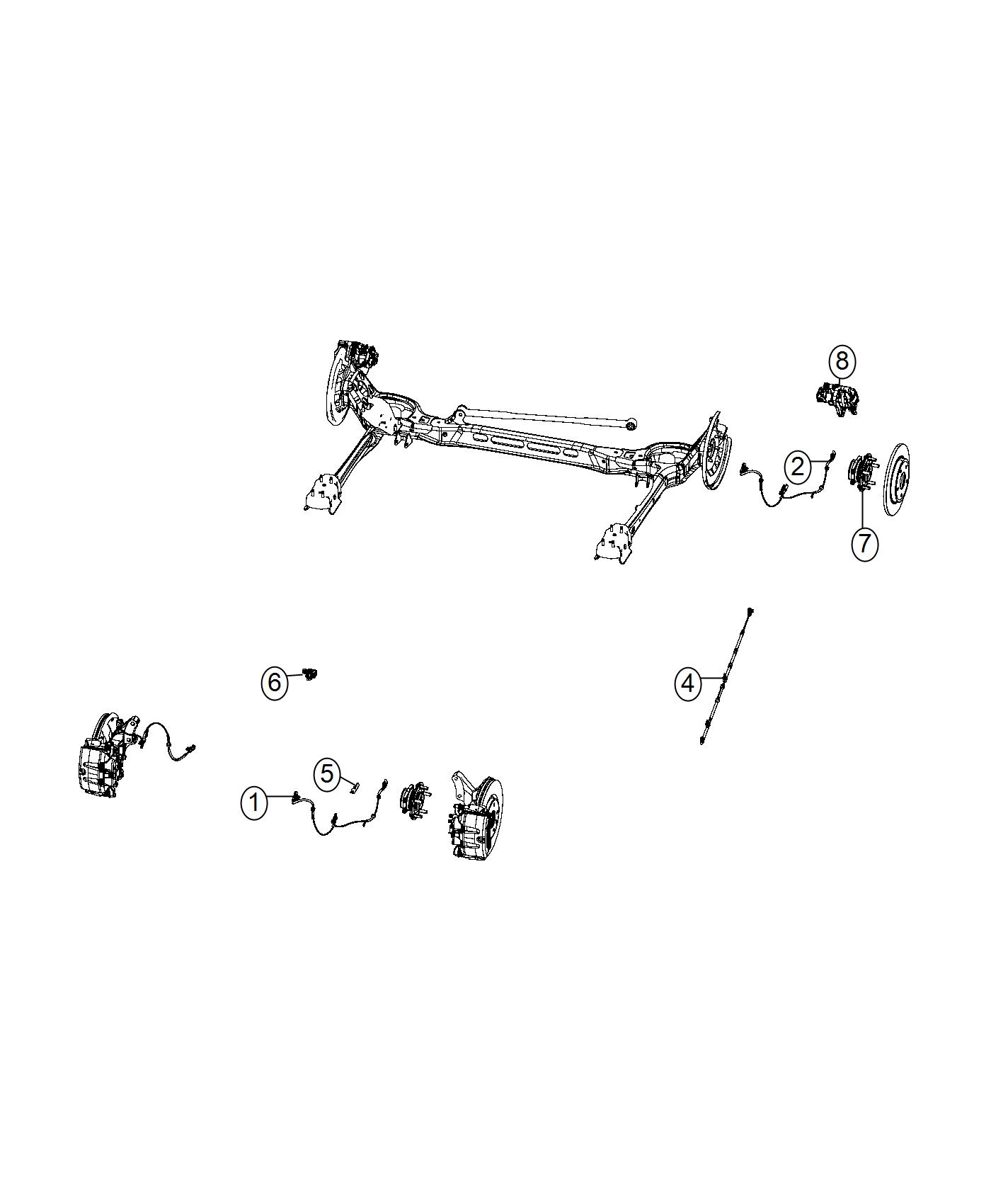 Sensors, ABS Brake. Diagram