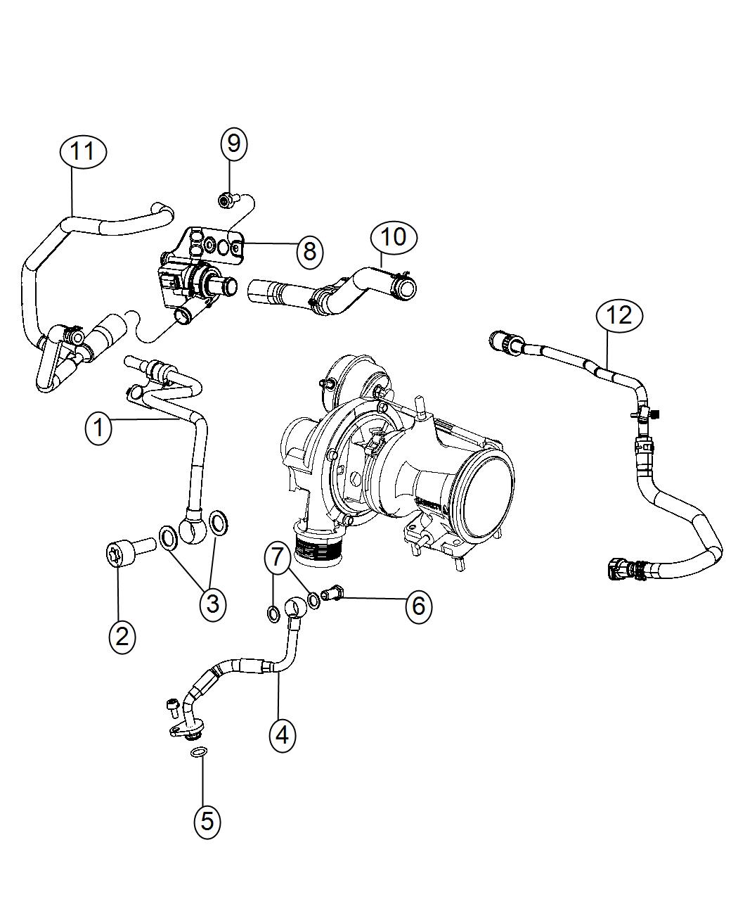 Diagram Turbocharger Cooling System. for your Fiat 500  