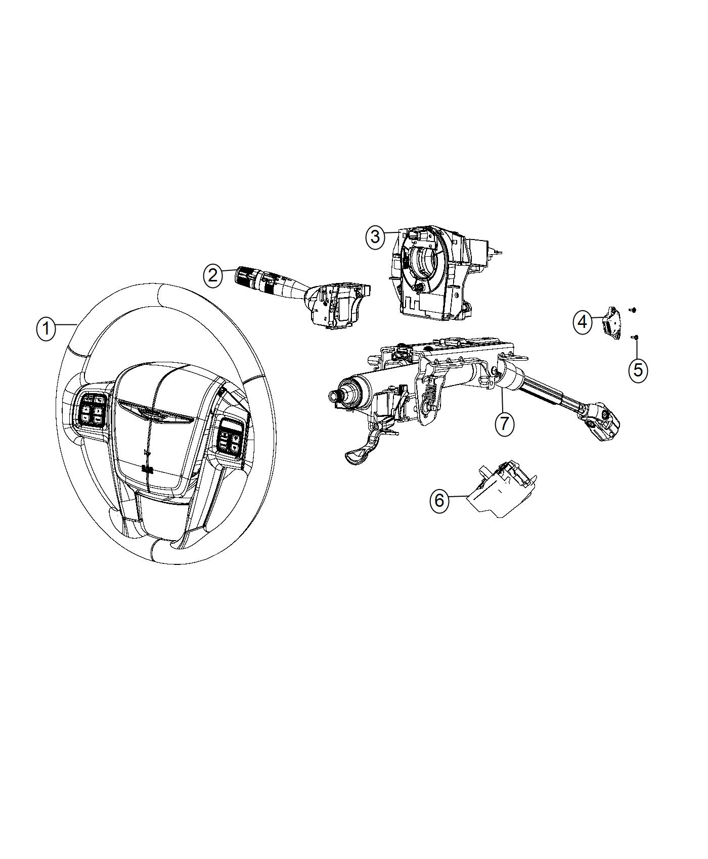 Diagram Sensors, Suspension and Steering. for your Chrysler