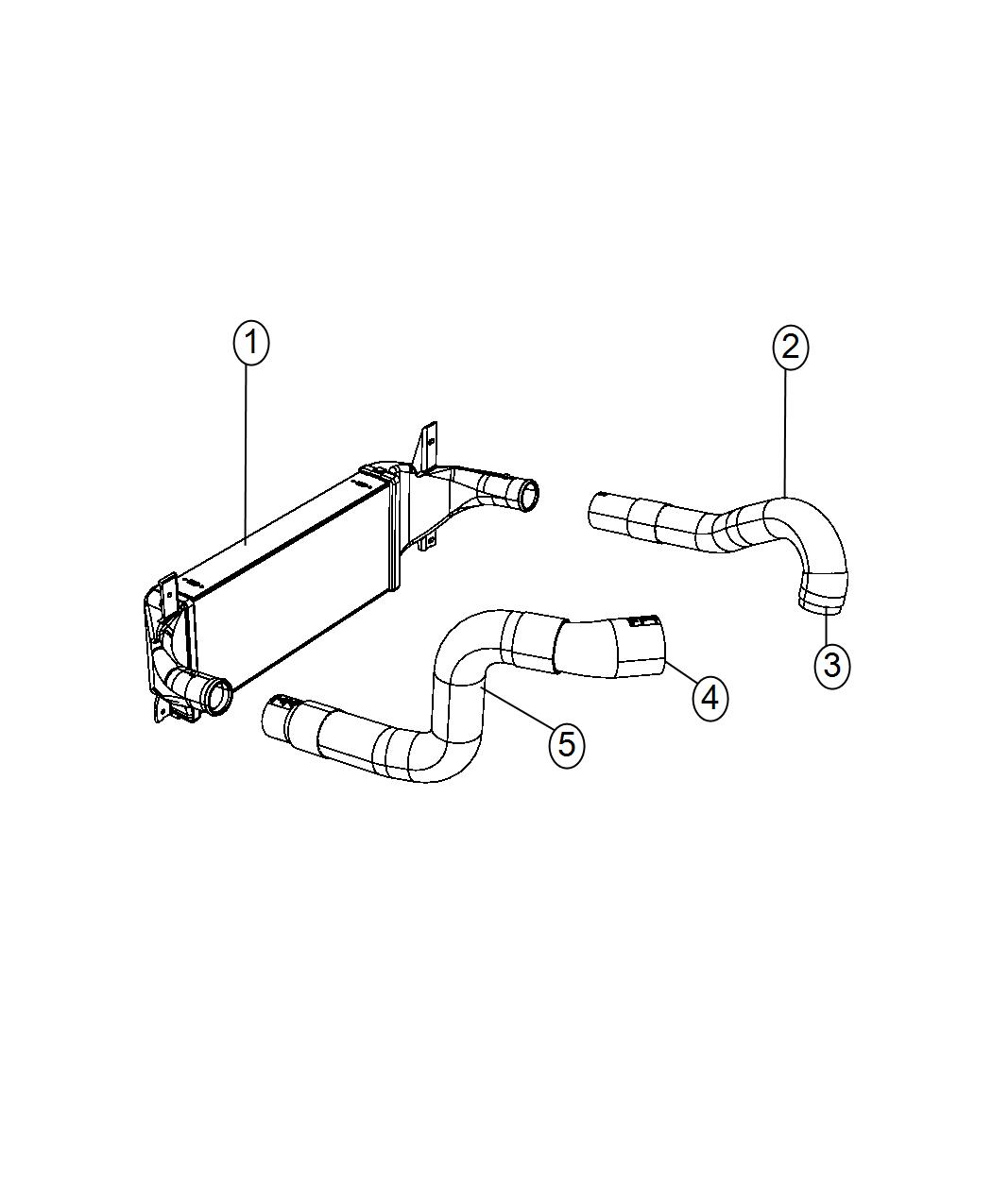 Diagram Charge Air Cooler. for your 2018 Ram 1500   