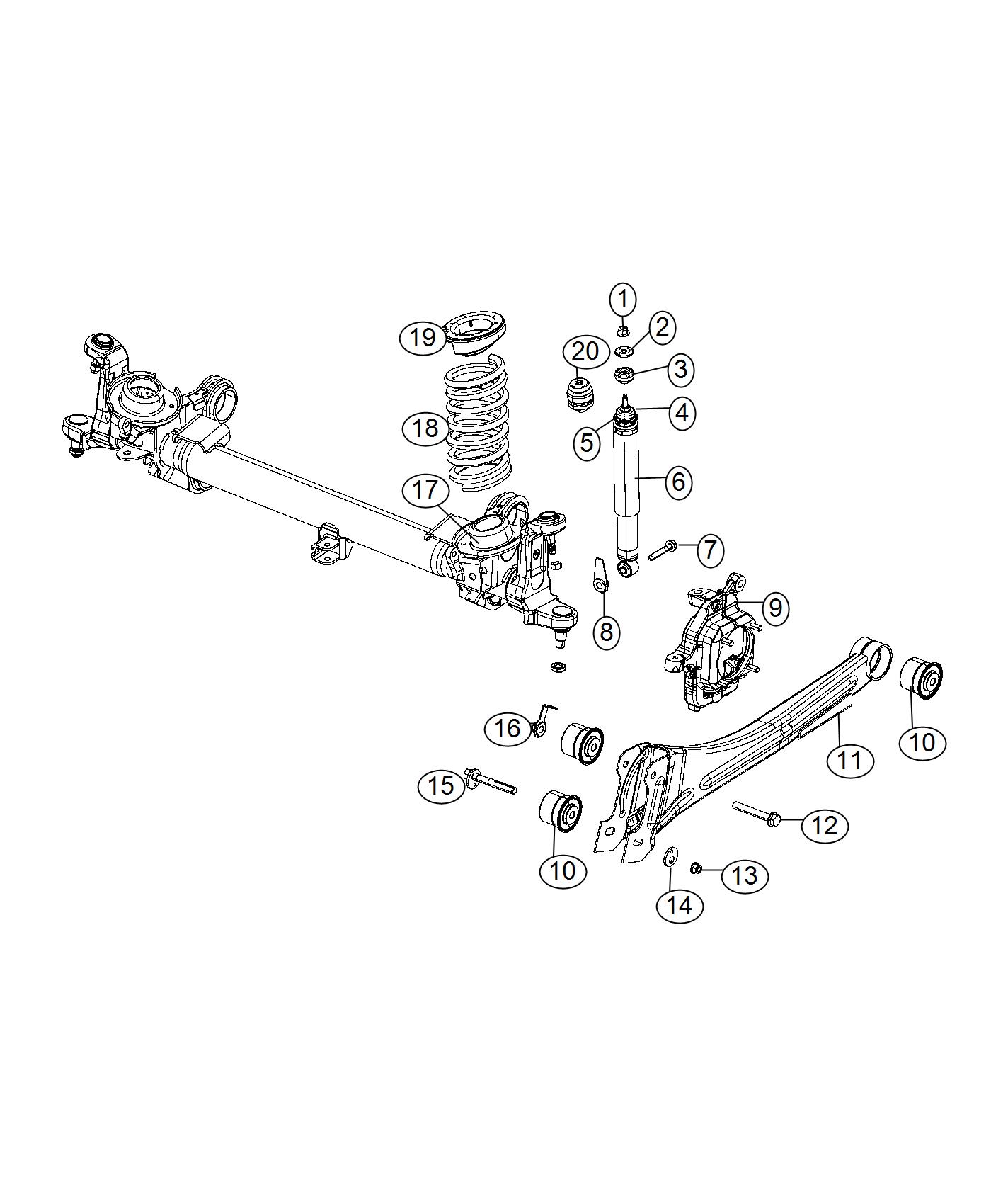 Suspension, Front. Diagram