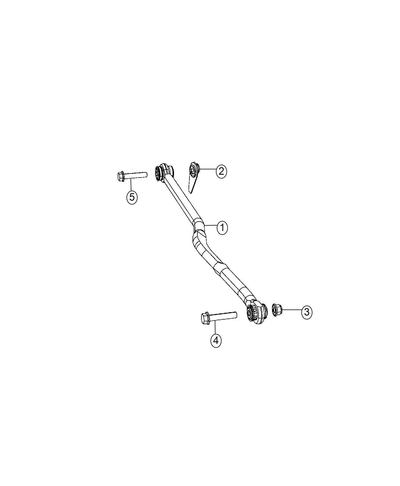 Diagram Bar,Track. for your 2016 Jeep Wrangler 3.6L V6 M/T 4X4 Unlimited Sahara 