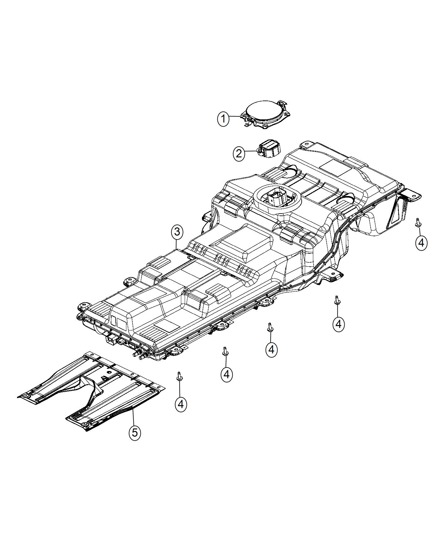 Diagram Battery Pack. for your Fiat 500E  