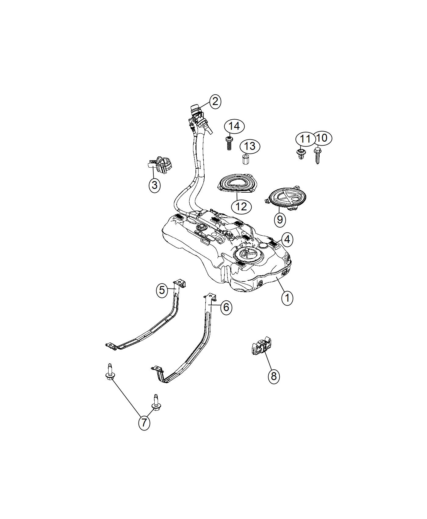 Fuel Tank. Diagram