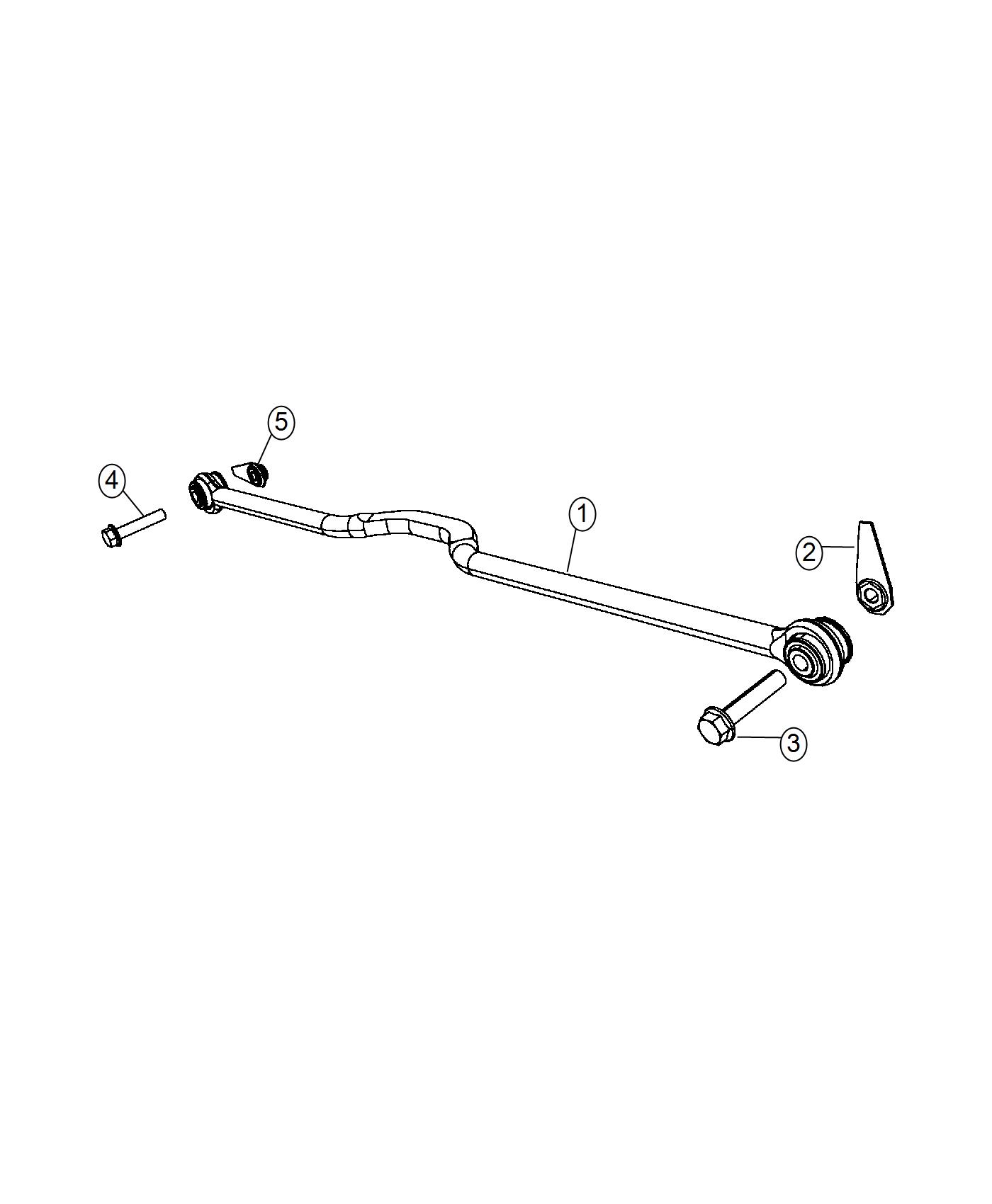 Diagram Track Bar,Rear. for your 2002 Chrysler 300  M 