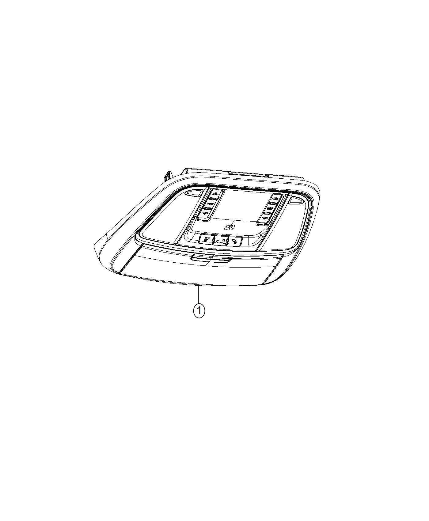 Diagram Overhead Console. for your Chrysler 300 M 