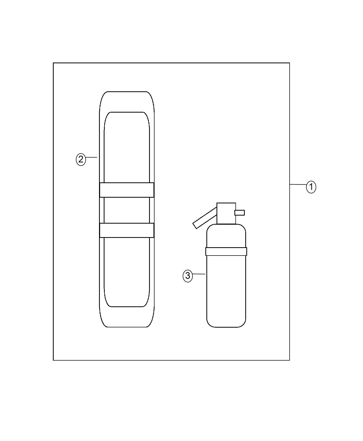 Diagram Emergency Kit. for your Dodge