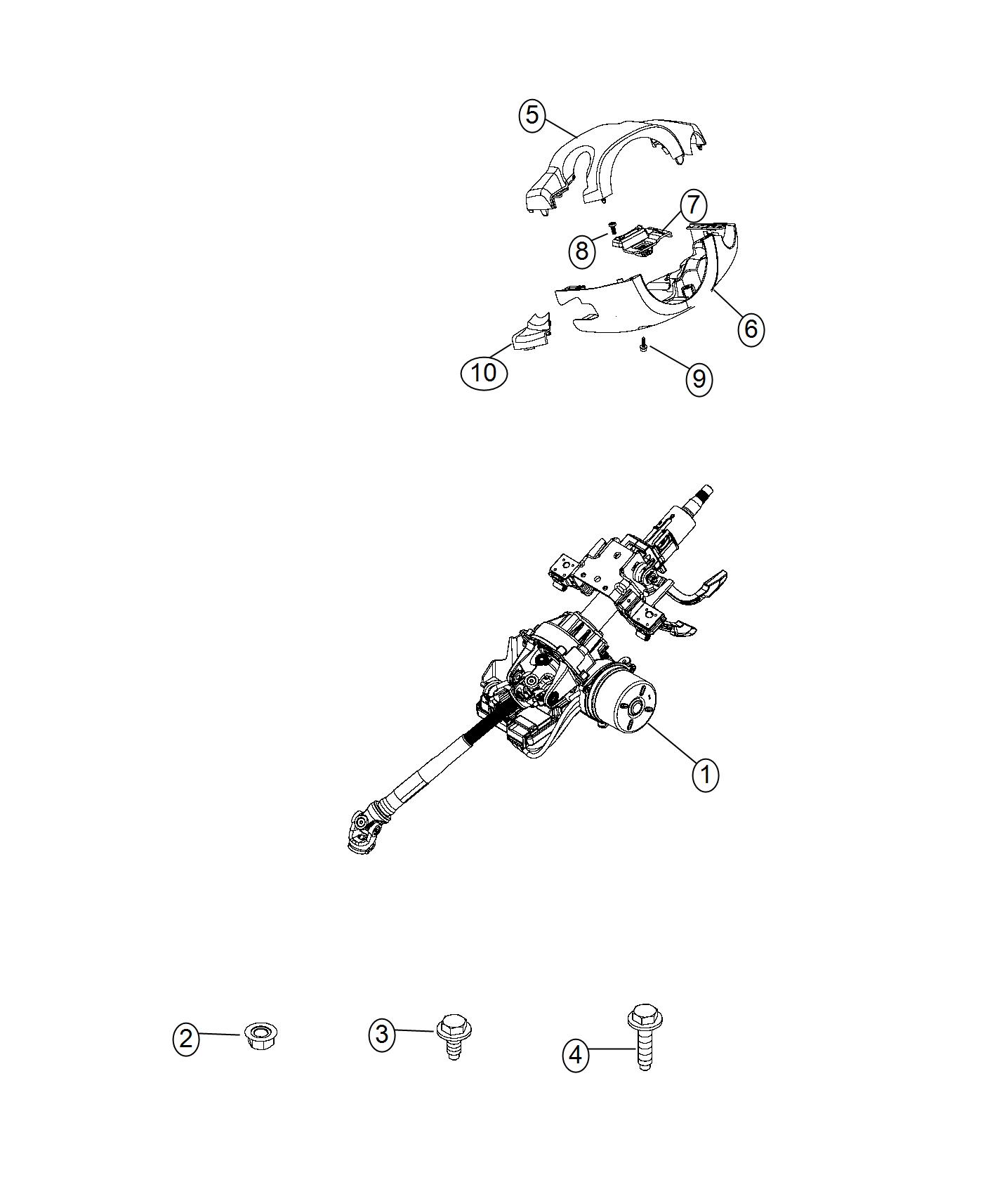 Steering Column. Diagram