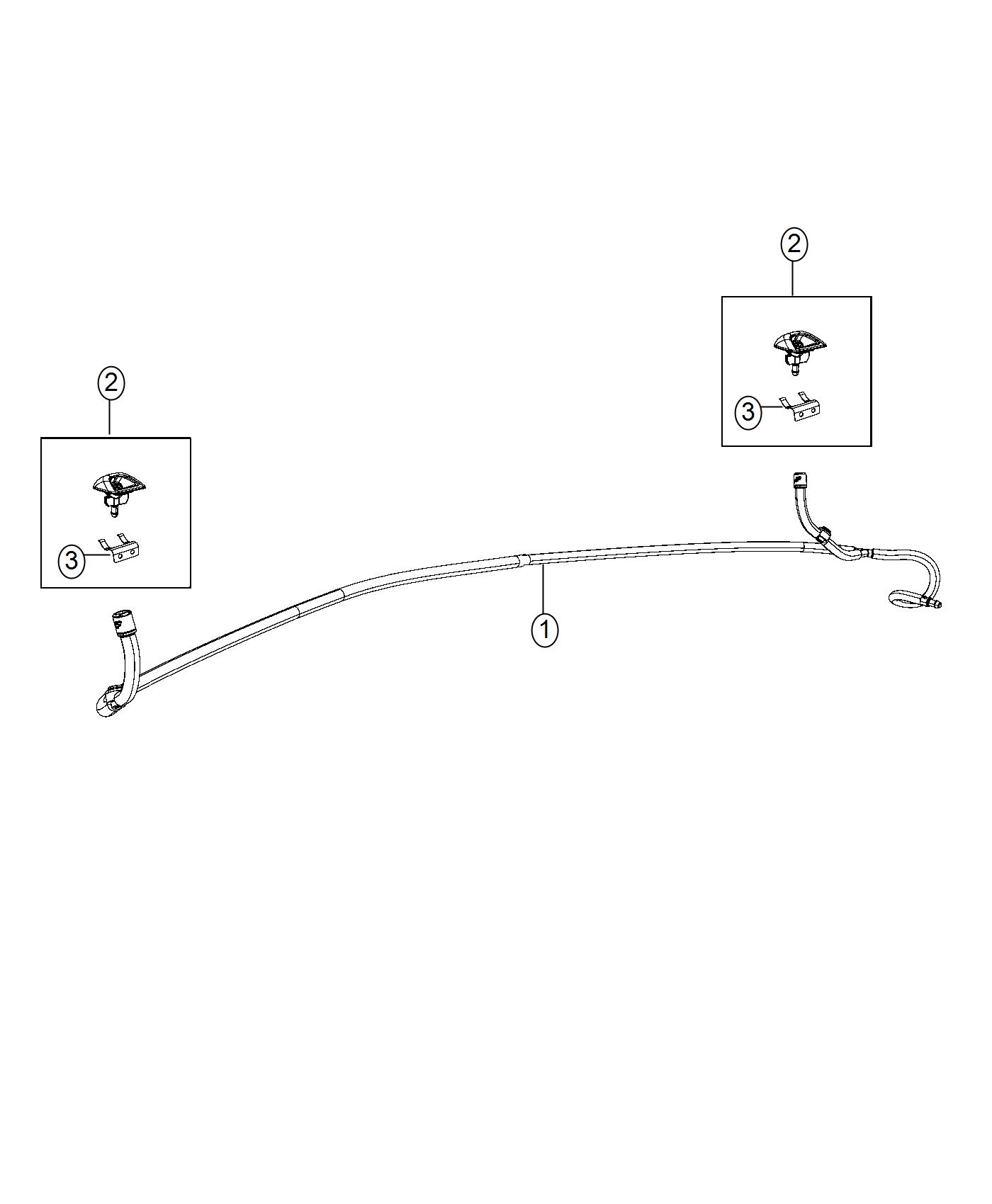 Diagram Washer System Headlamp [Headlamp Washer]. for your 2011 Chrysler Town & Country   