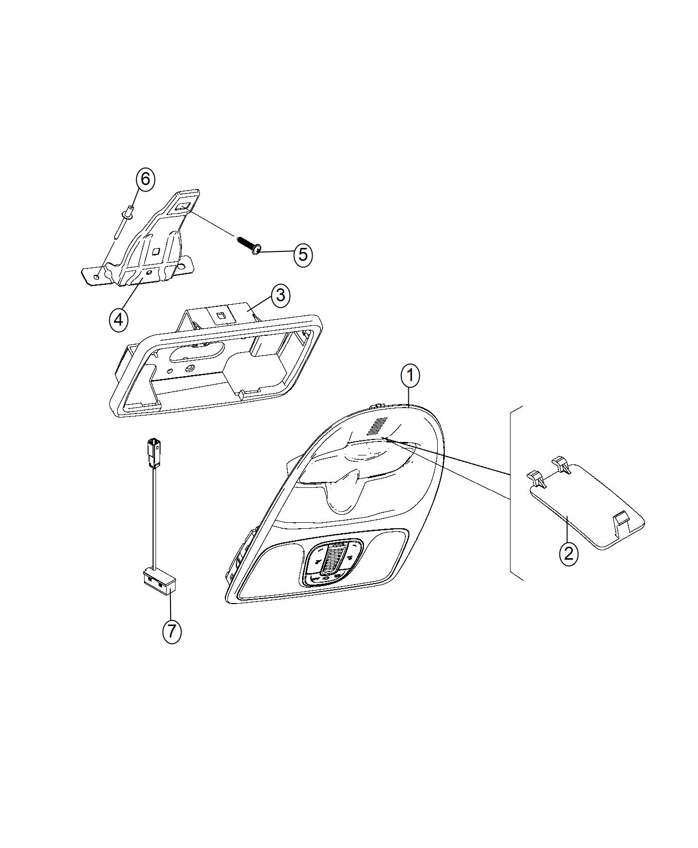 Overhead Console. Diagram