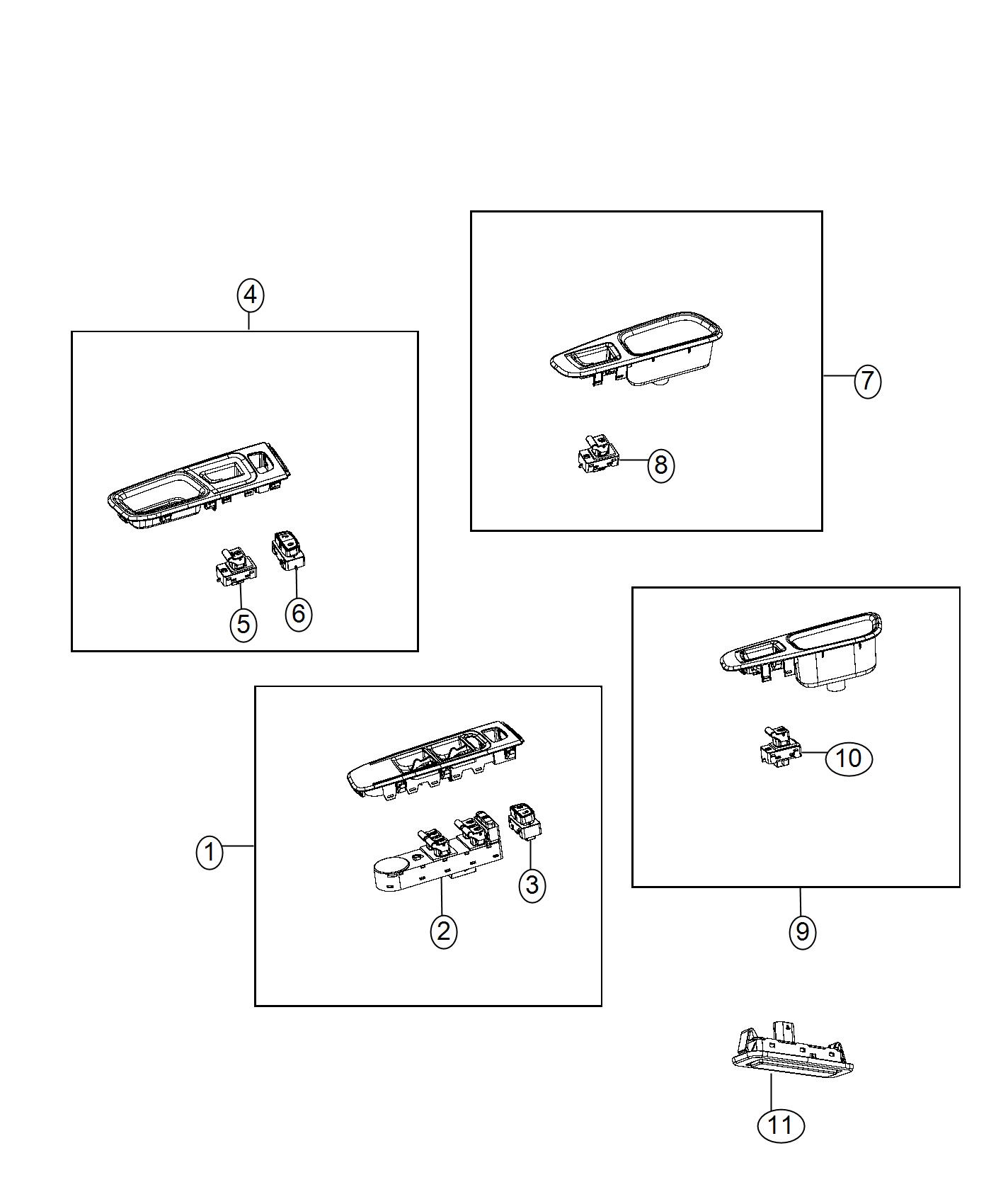 Switches, Door. Diagram