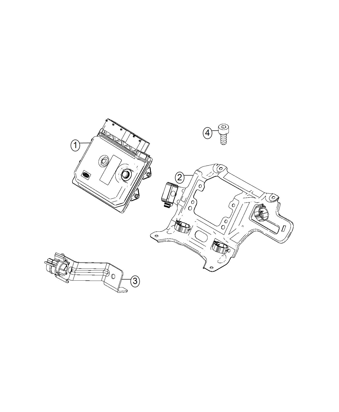 Fiat 500L Module. Engine controller - 05150954AC | Jeep Parts Inc ...