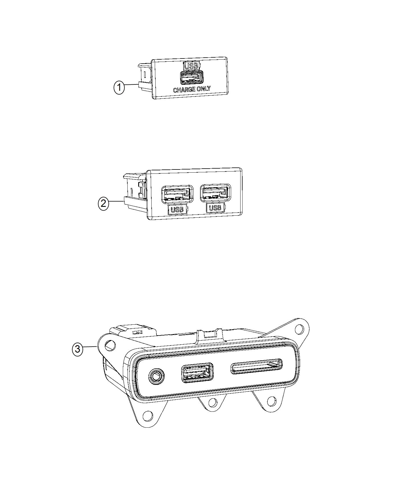 UConnect Media and Charging Centers. Diagram