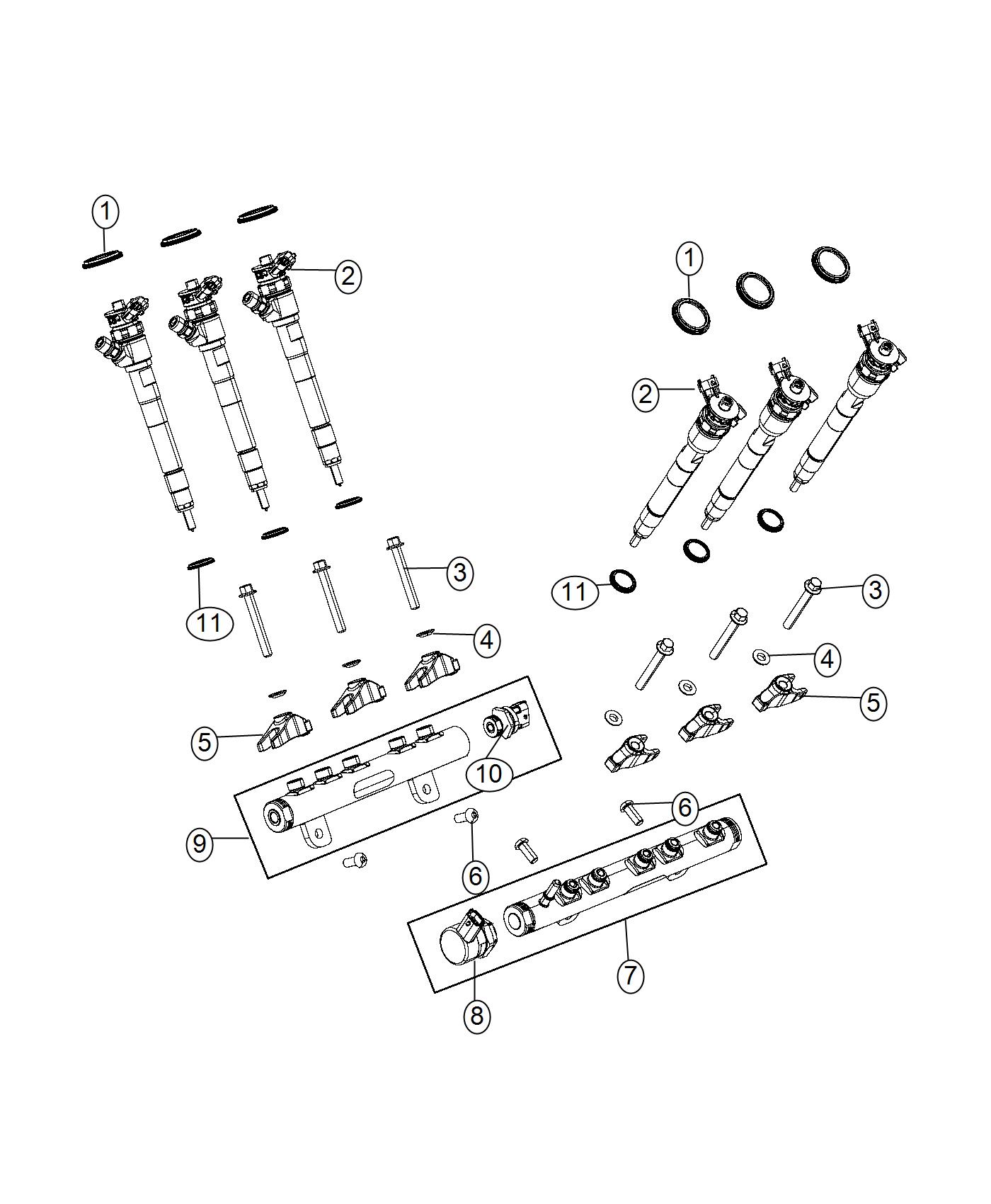 Diagram Fuel Rail. for your 2016 Dodge Charger   