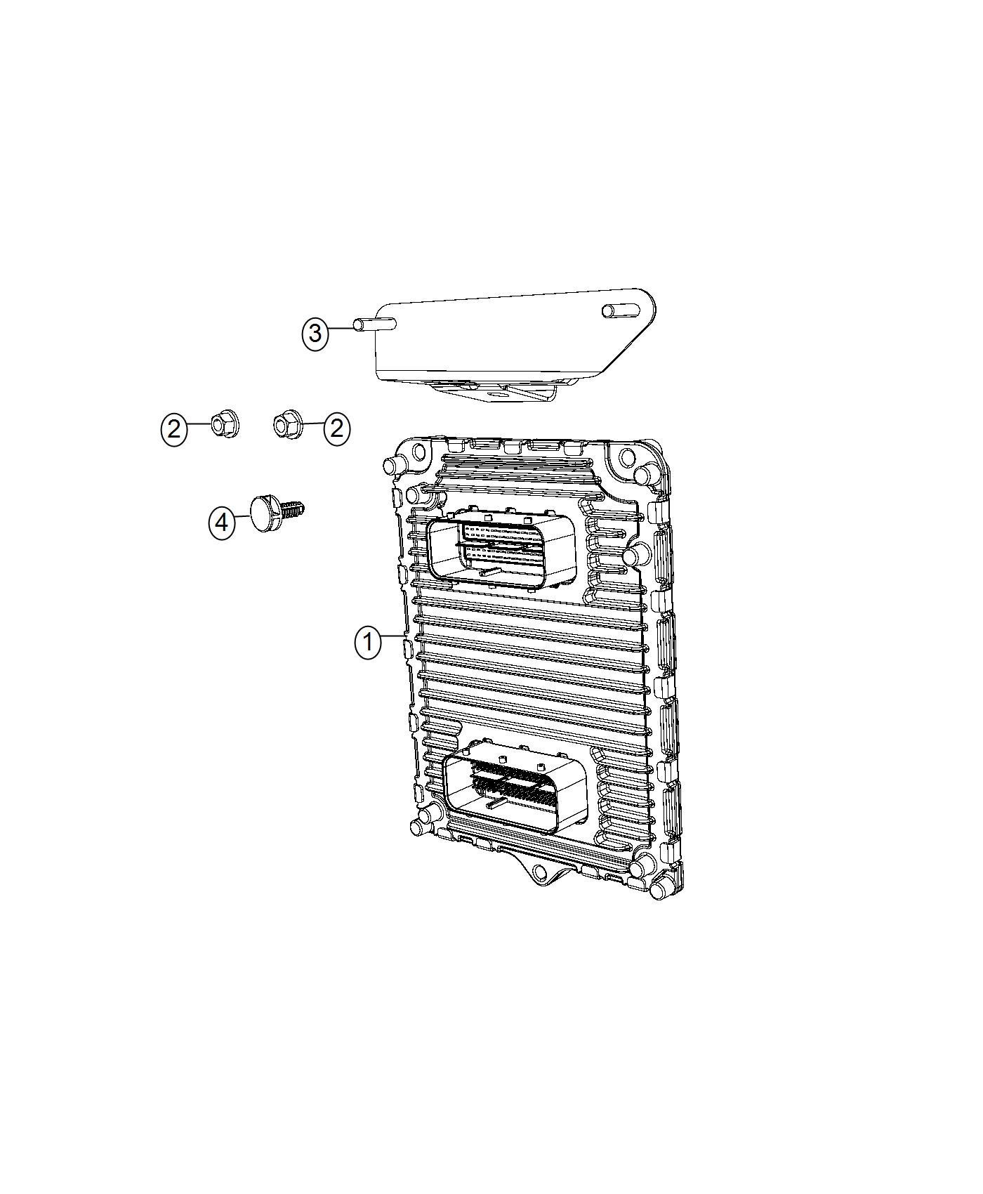 Diagram Module, Engine Control. for your 2003 Chrysler 300  M 