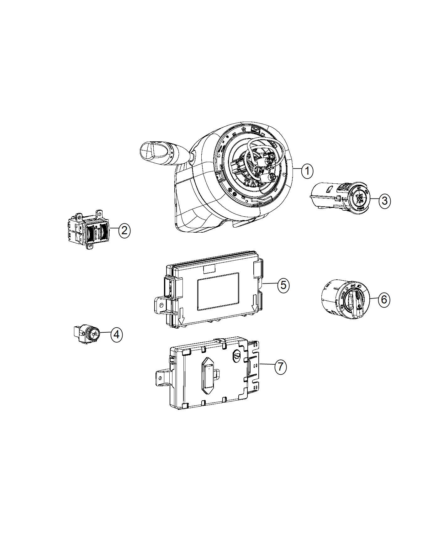 Diagram Modules, Instrument Panel. for your 2012 Dodge Avenger   