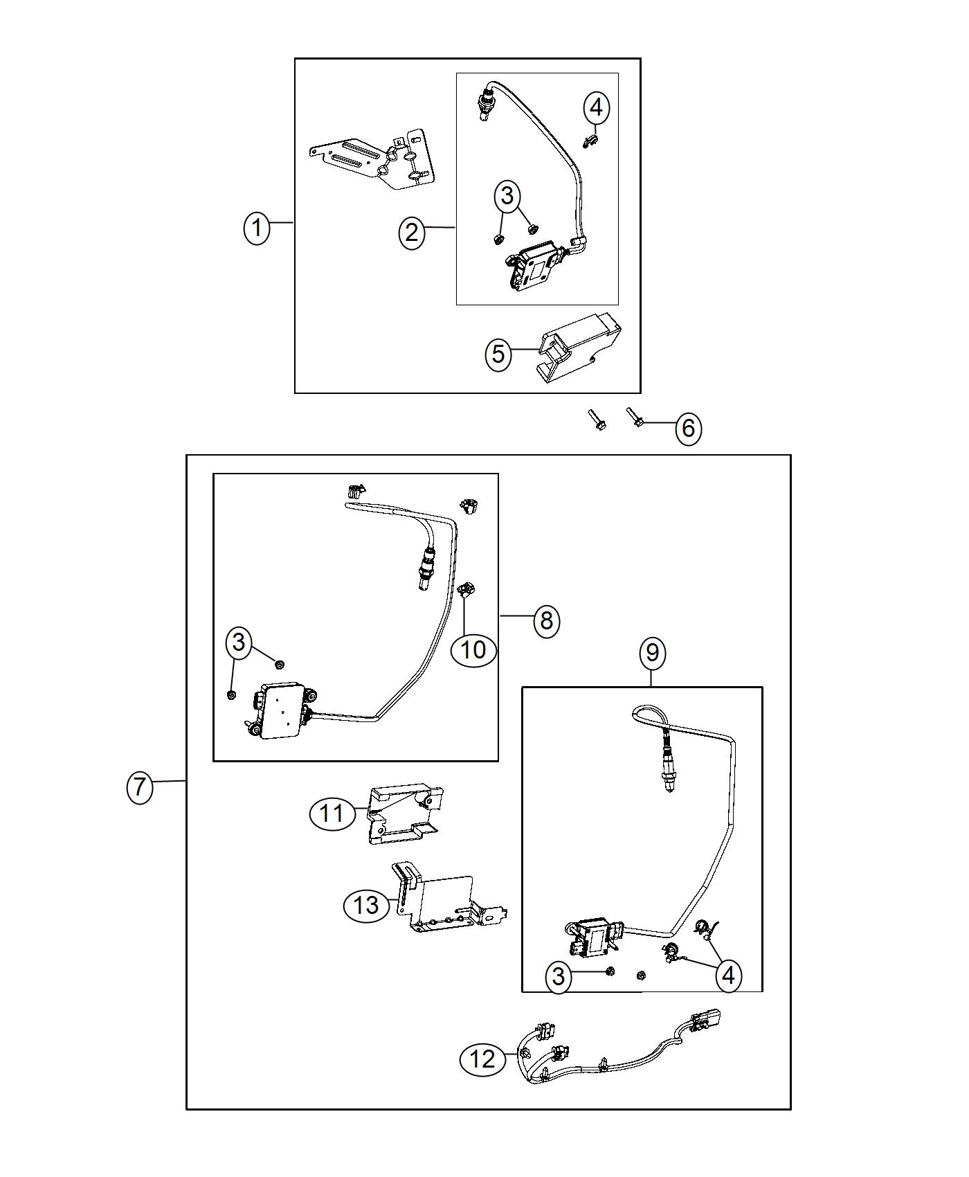 Diagram Nitrogen Oxide Sensor. for your Ram