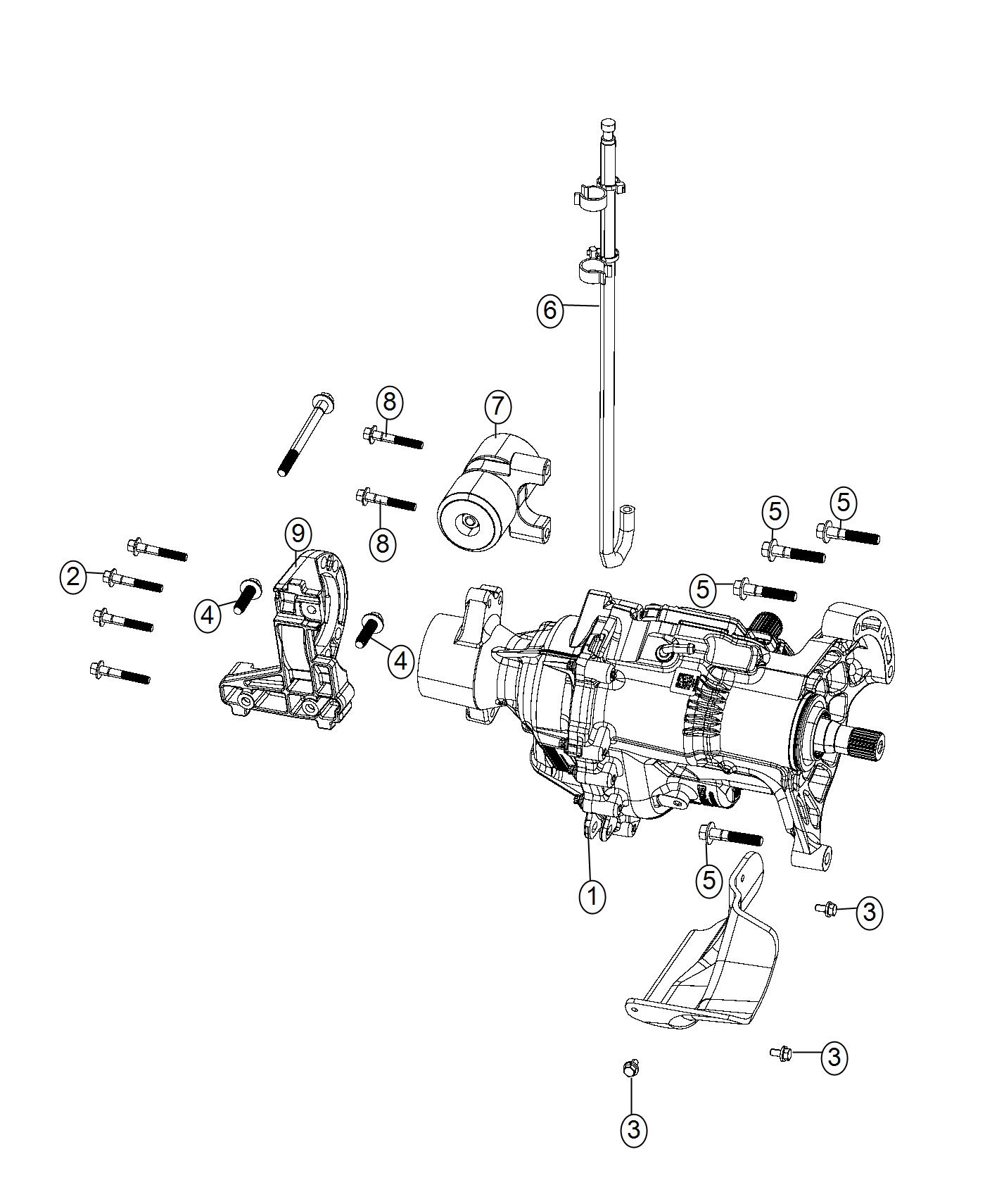 Diagram Power Transfer Unit. for your 2014 Fiat 500L   