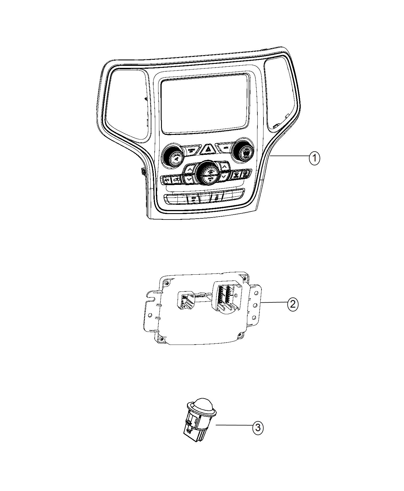 Diagram A/C and Heater Controls. for your Chrysler 300  M