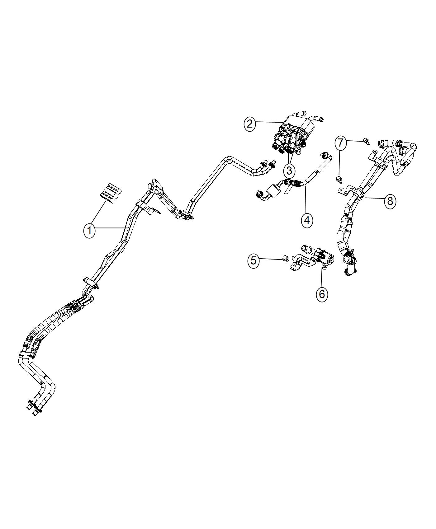 Diagram Trans Heater. for your 2016 Jeep Grand Cherokee   