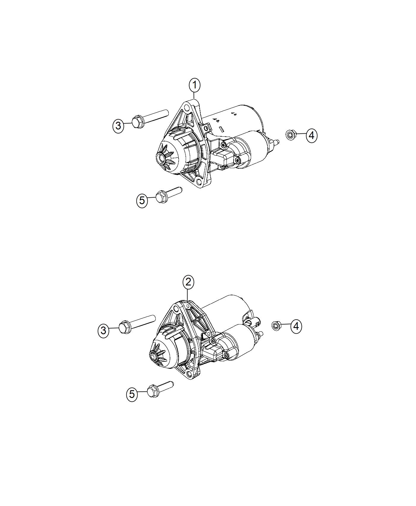 Starter. Diagram