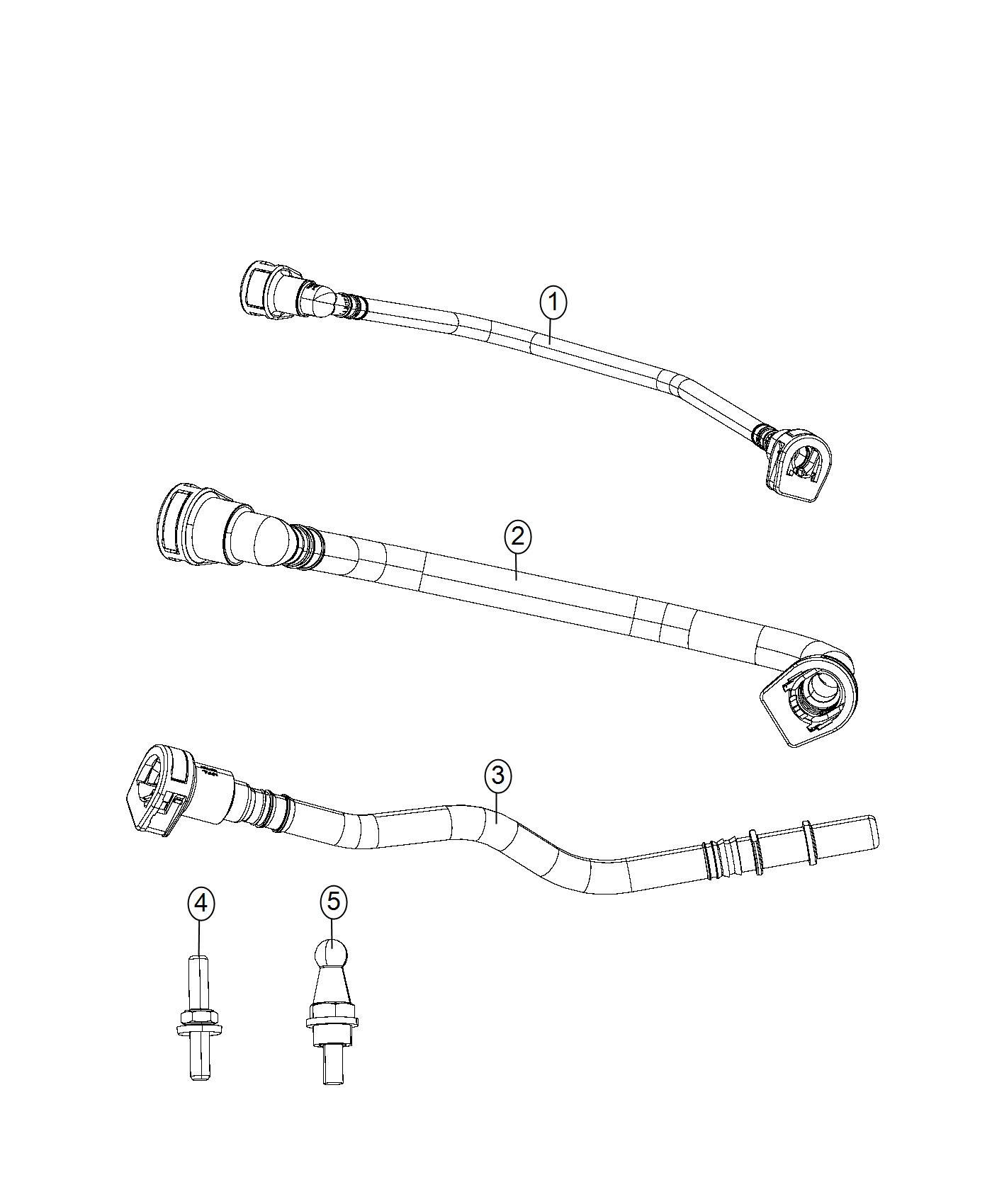 Diagram Emission Tubes. for your 2022 Chrysler PACIFICA L HYBRID   