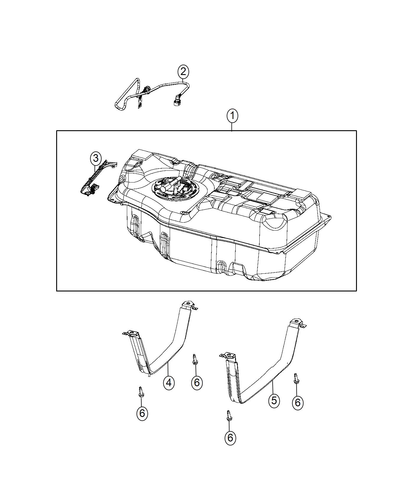 Fuel Tank 3.6L [3.6L V6 PLUG-IN HYBRID ENGINE]. Diagram