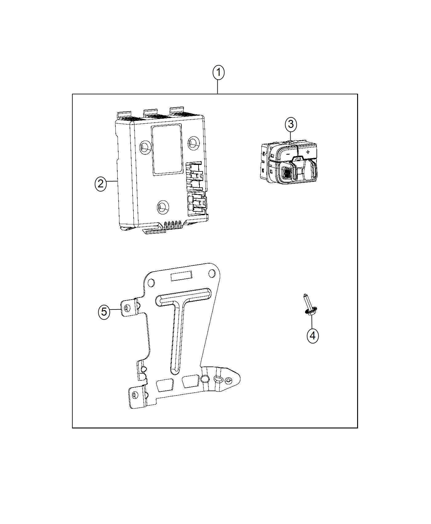 Diagram Electronic Trailer Brake Kit. for your 2016 Ram 2500   