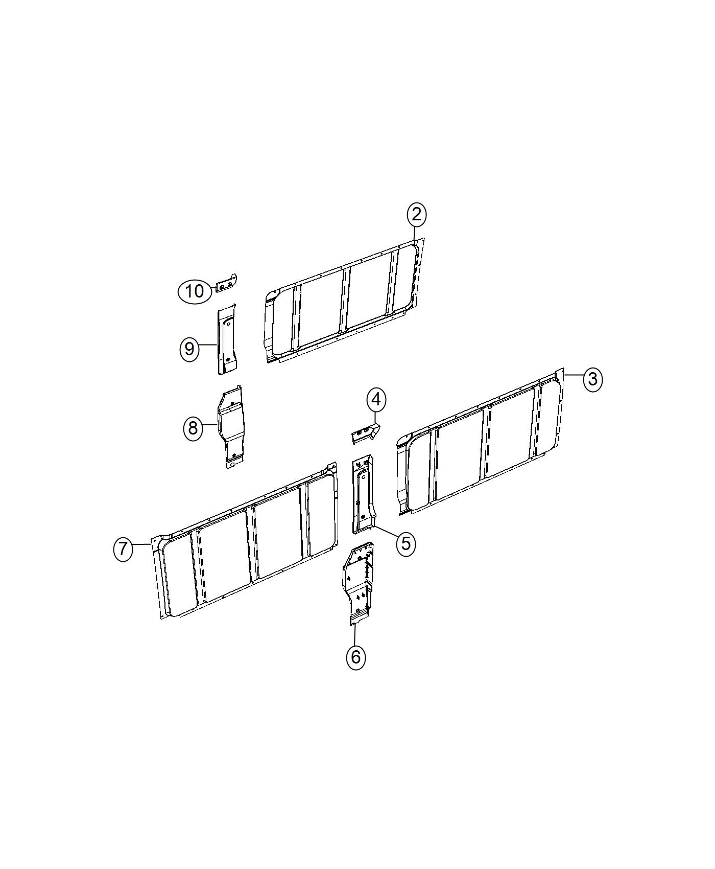 Conversion Kit, Cargo. Diagram