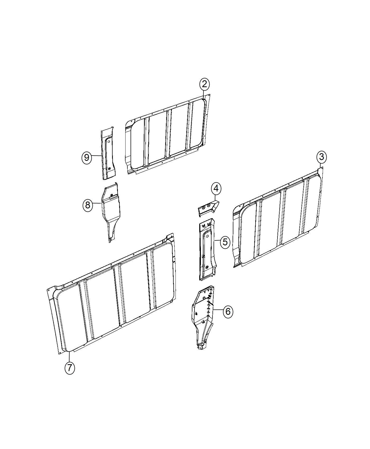 Conversion Kit, Cargo. Diagram