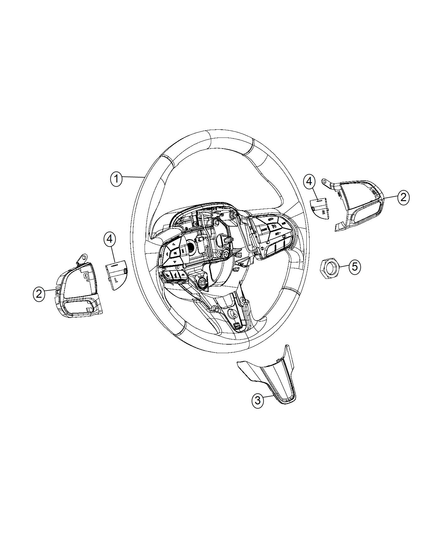 Diagram Steering Wheel Assembly. for your Chrysler