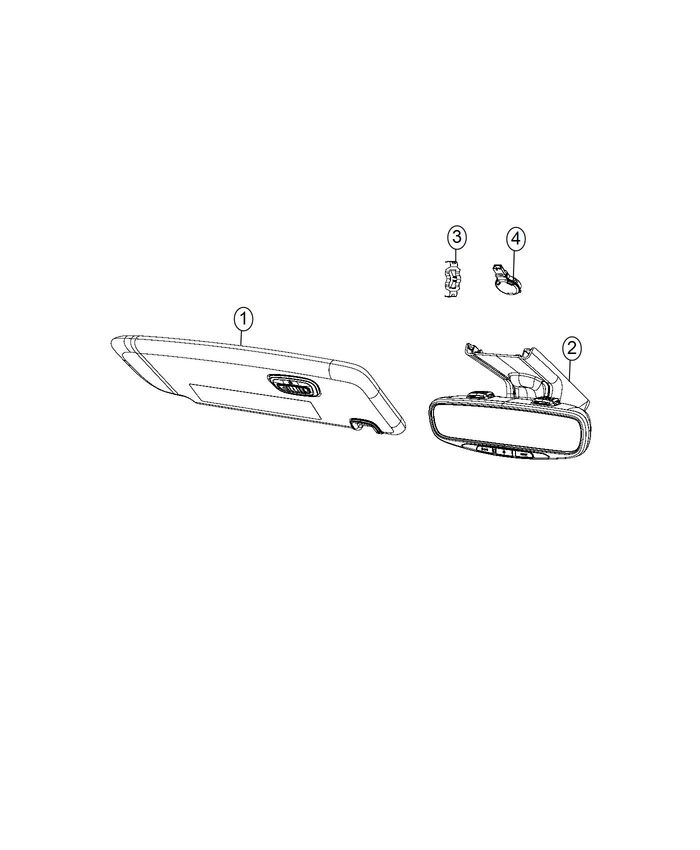 Diagram Module, Rain Sensor and Garage Opener. for your Chrysler