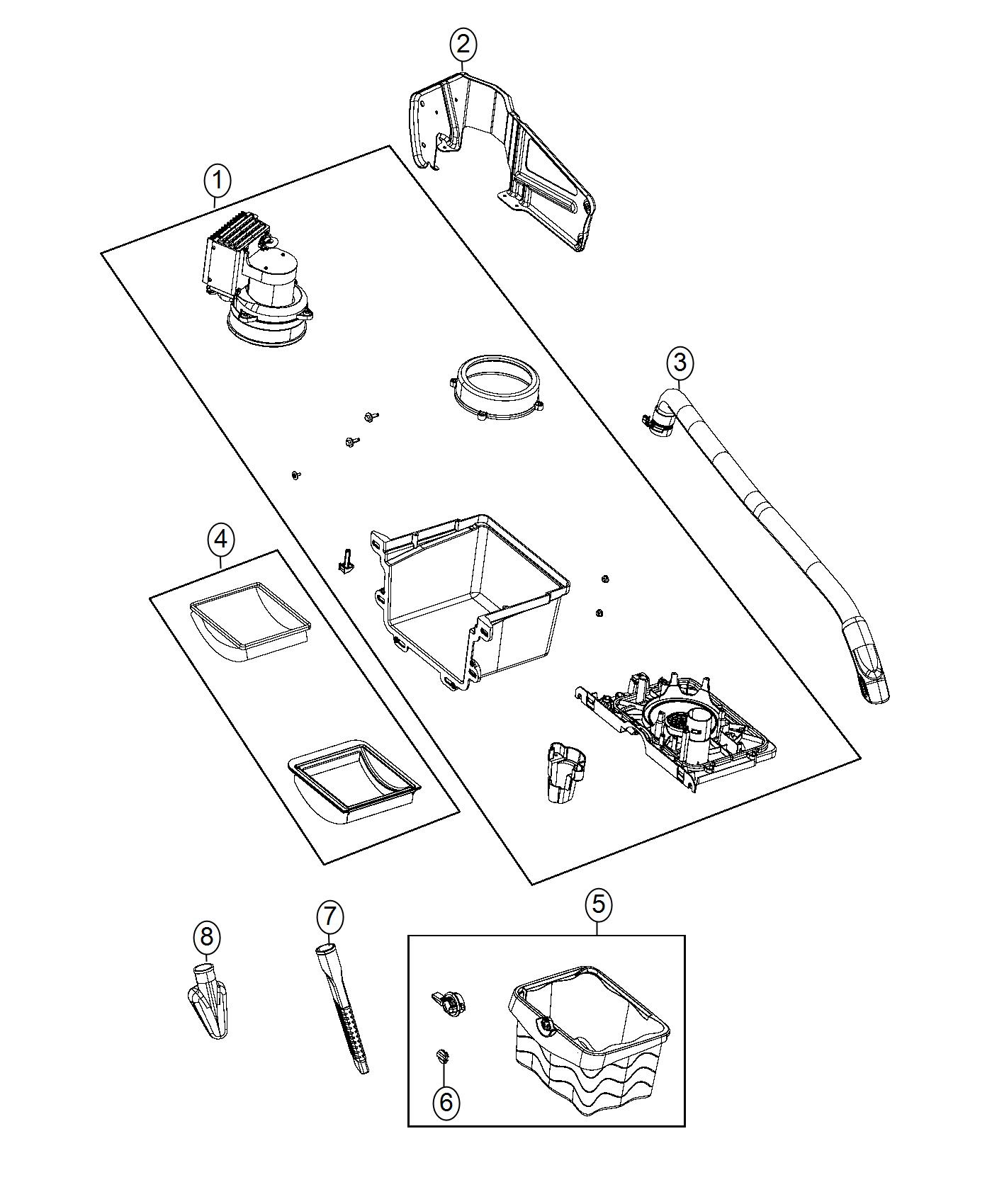 Diagram Vacuum. for your 2017 Ram 1500  LARAMIE QUAD CAB 