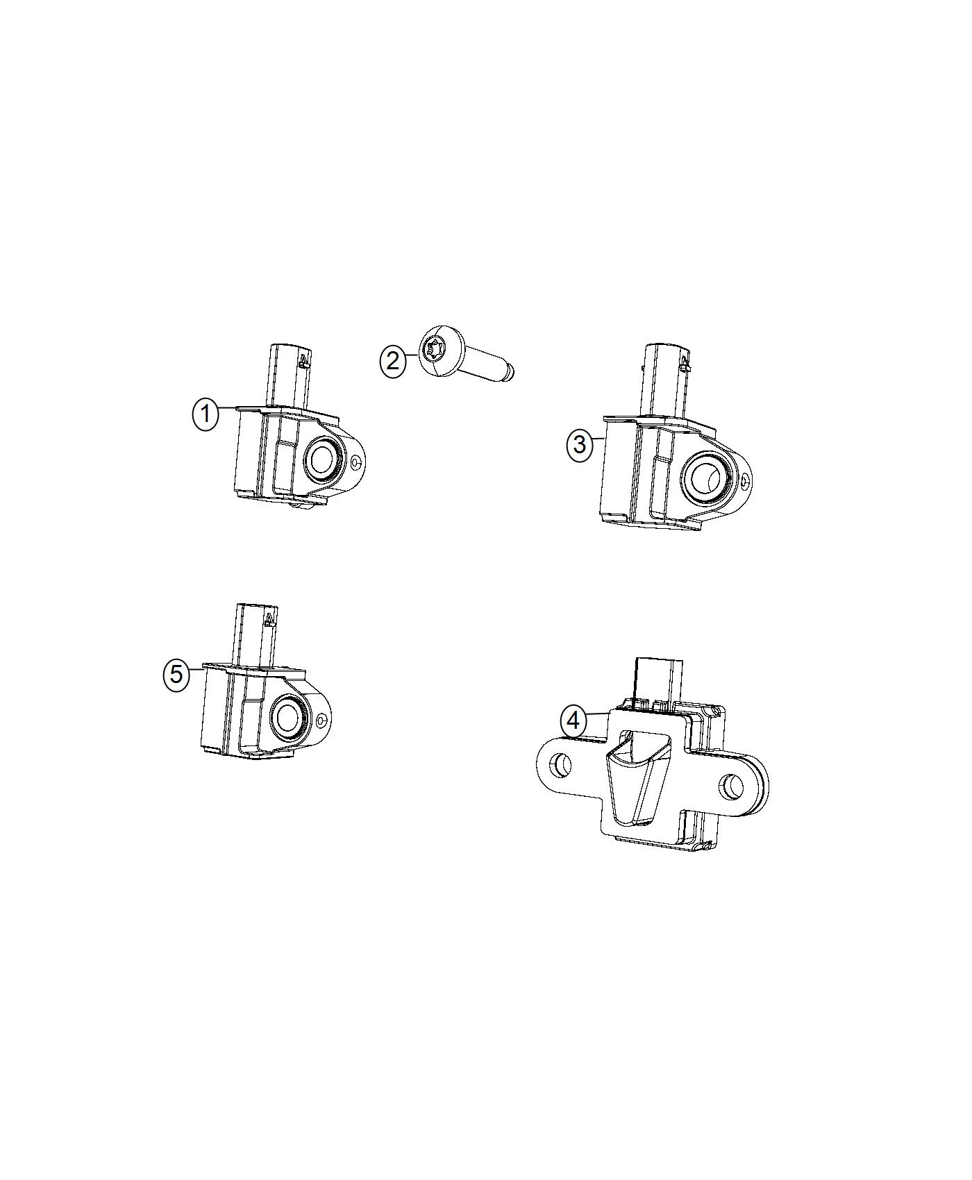 Diagram Sensors, Impact and Acceleration. for your 2004 Chrysler 300  M 