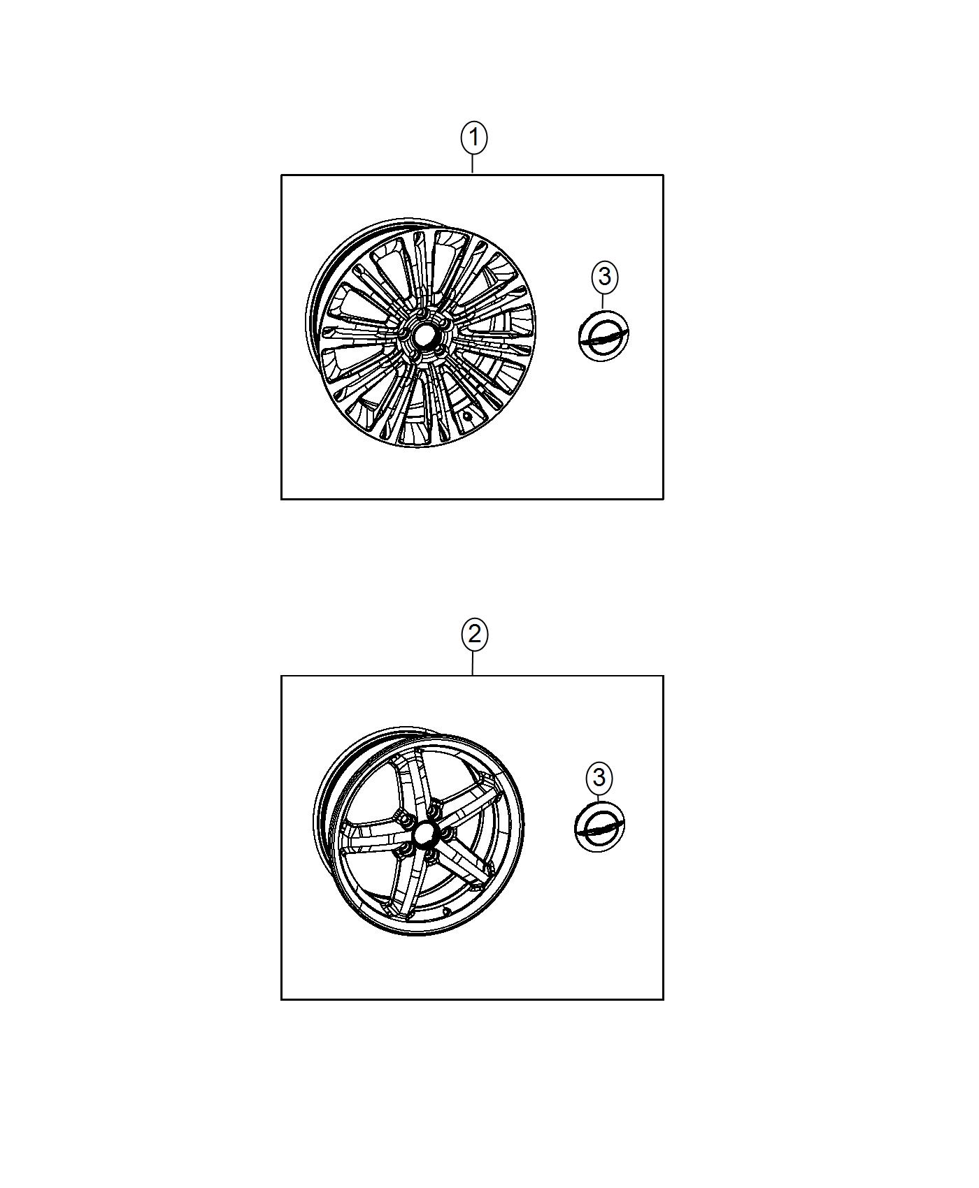 Diagram Wheel Kits. for your Chrysler