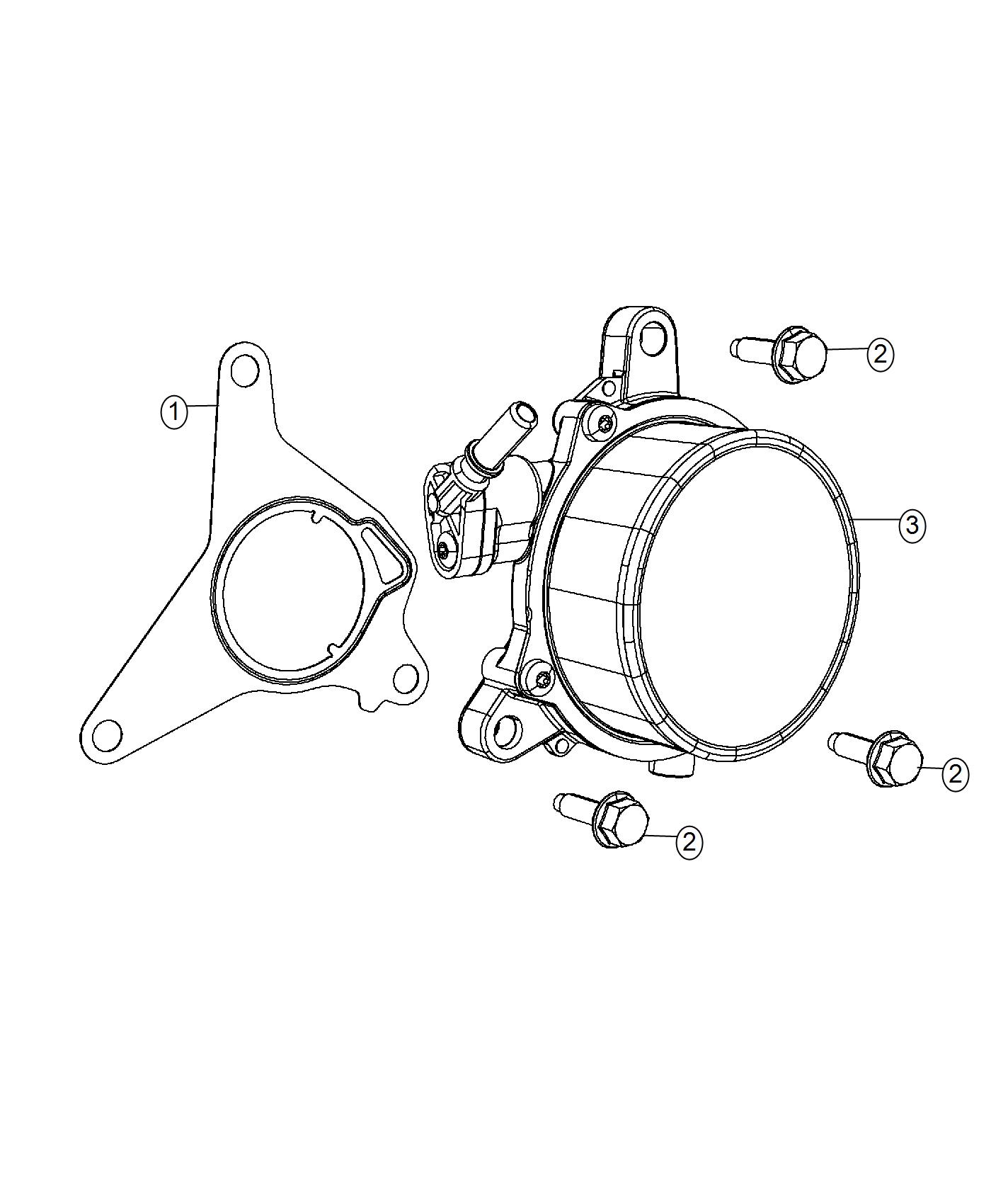 Diagram Vacuum Pump. for your Fiat 500C  