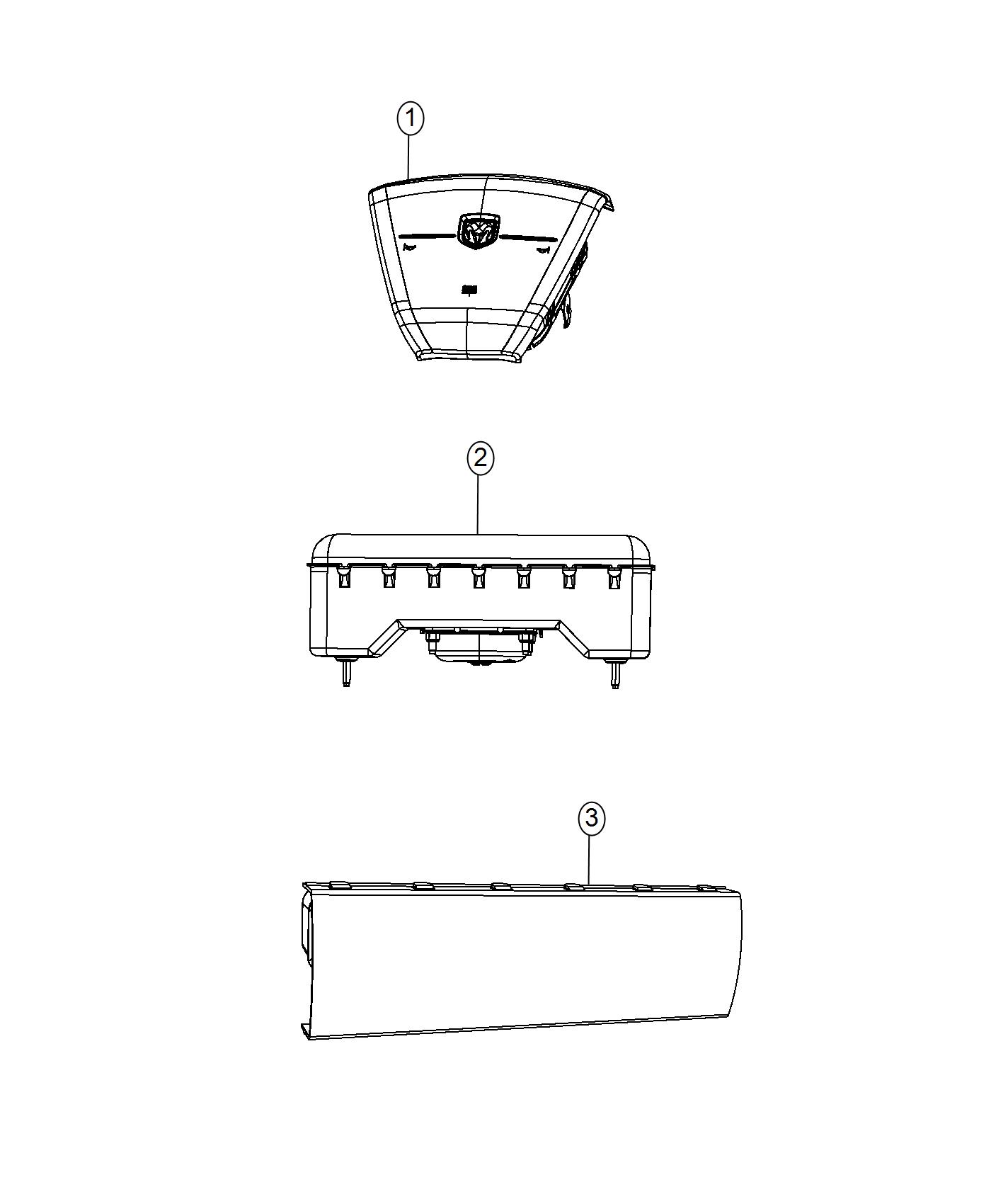 Diagram Air Bags Front. for your 2004 Chrysler 300  M 