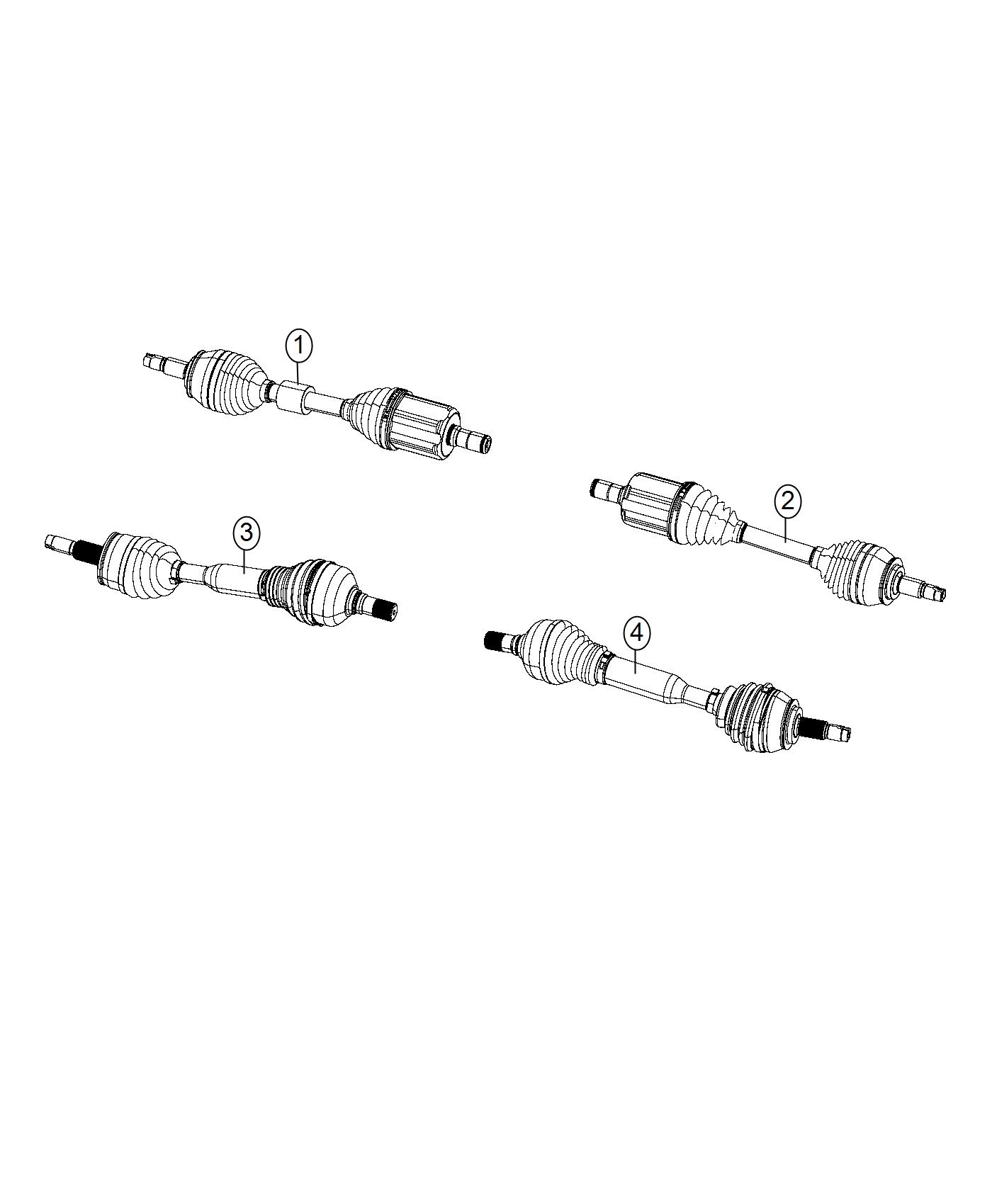 Diagram Shafts, Axle. for your Chrysler 300  M