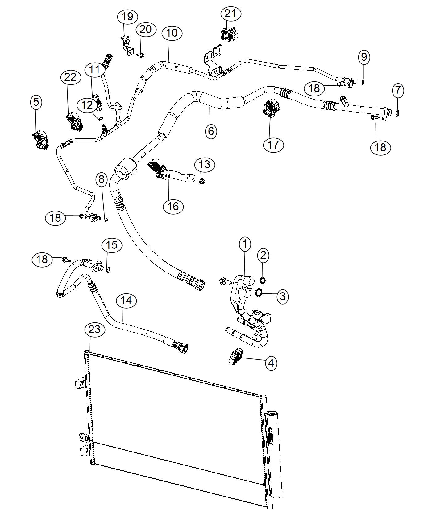 Diagram Air Conditioning Plumbing. for your 1999 Chrysler 300   