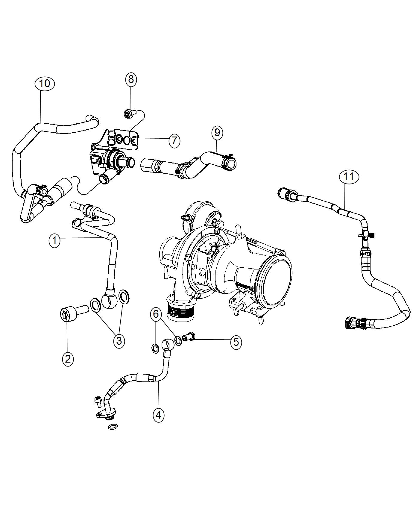 Diagram Turbocharger Cooling System. for your Fiat 500  