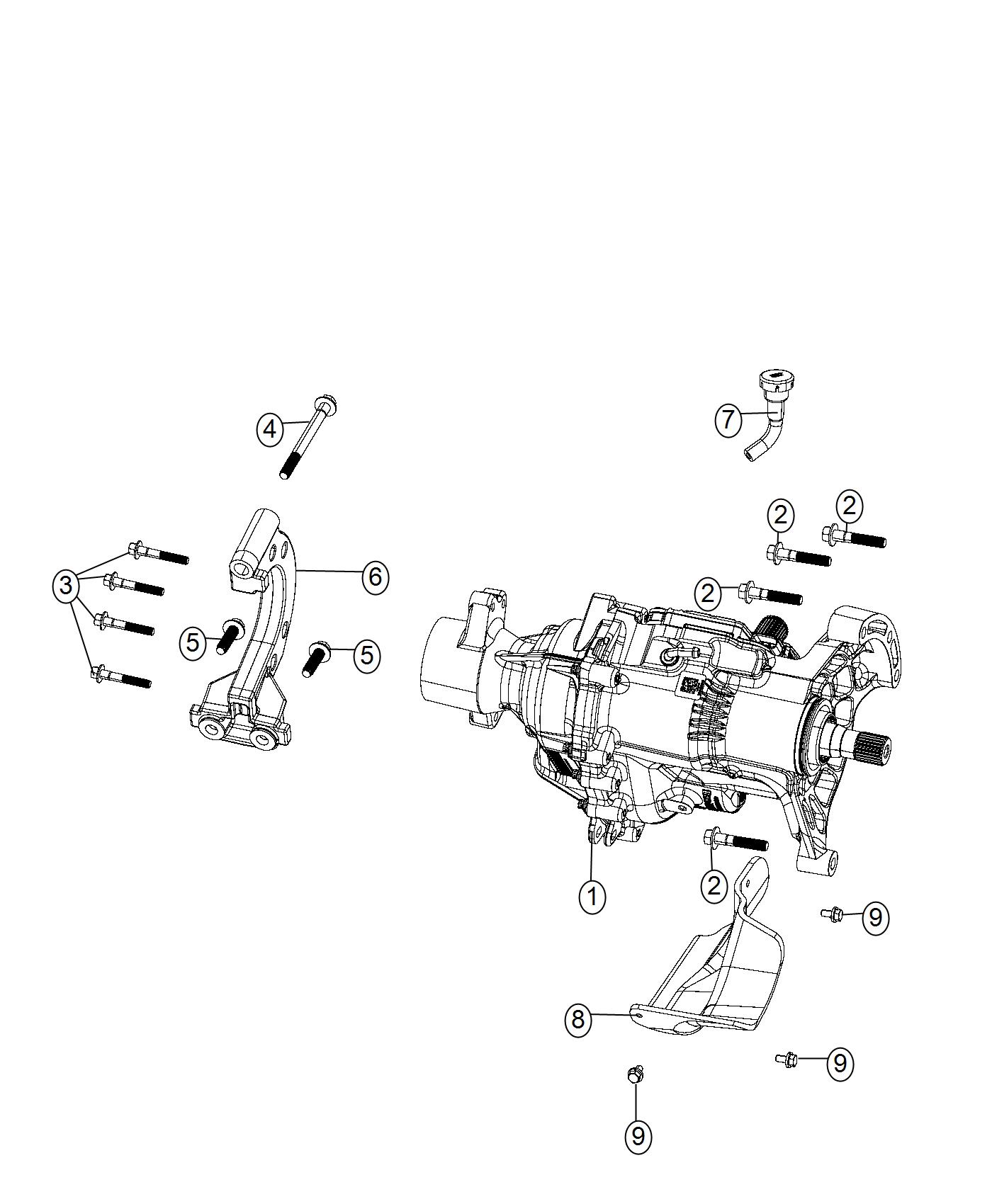 Diagram Power Transfer Unit. for your 2014 Fiat 500L   