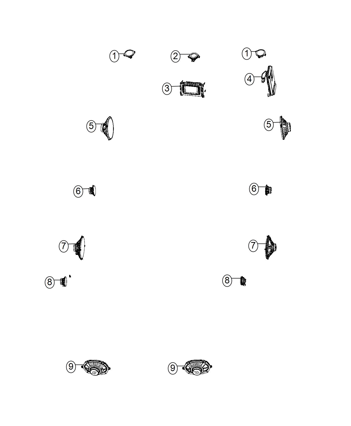 Speakers, Audio. Diagram