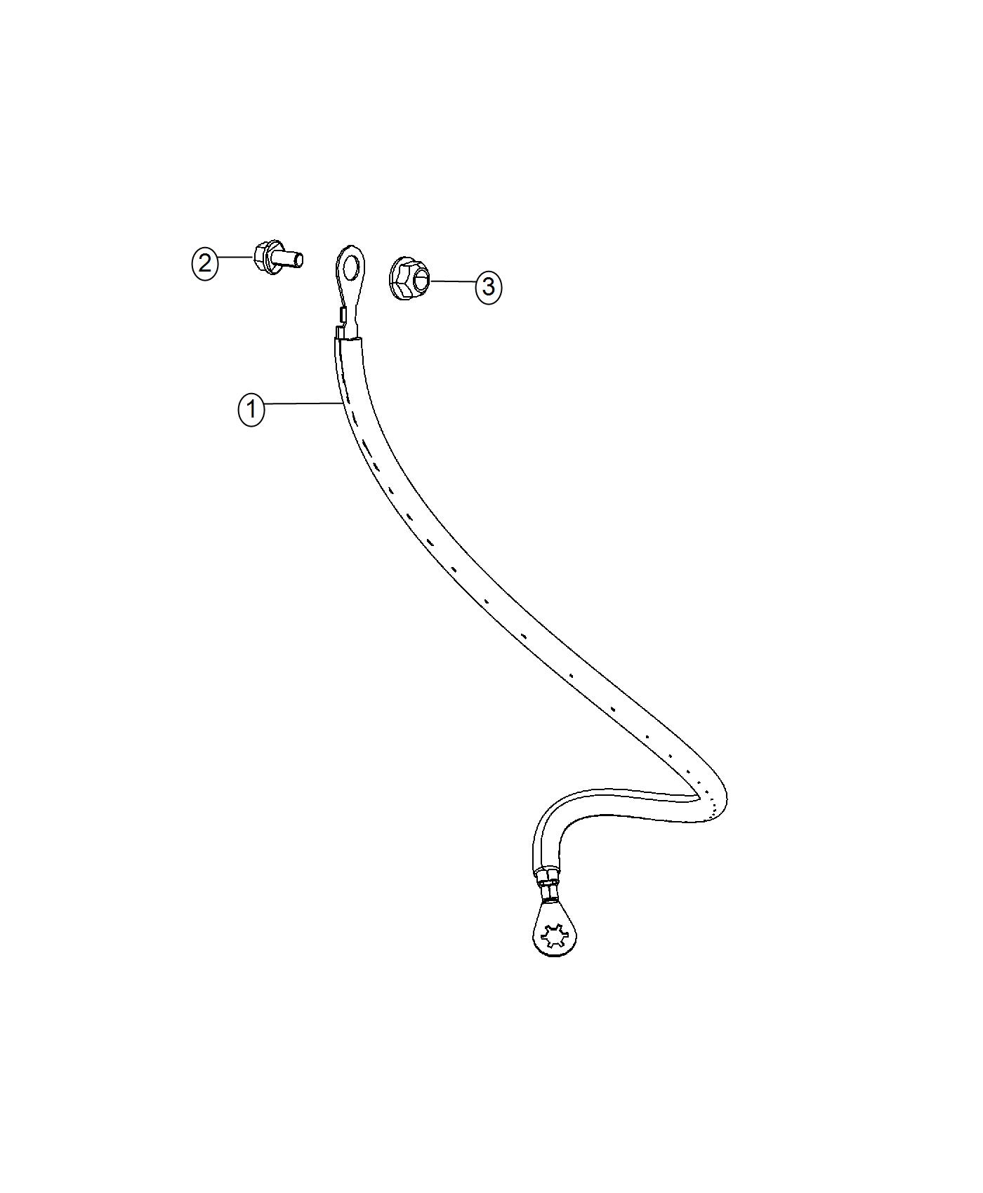 Full size assembly image of Ground Straps. (1/1)