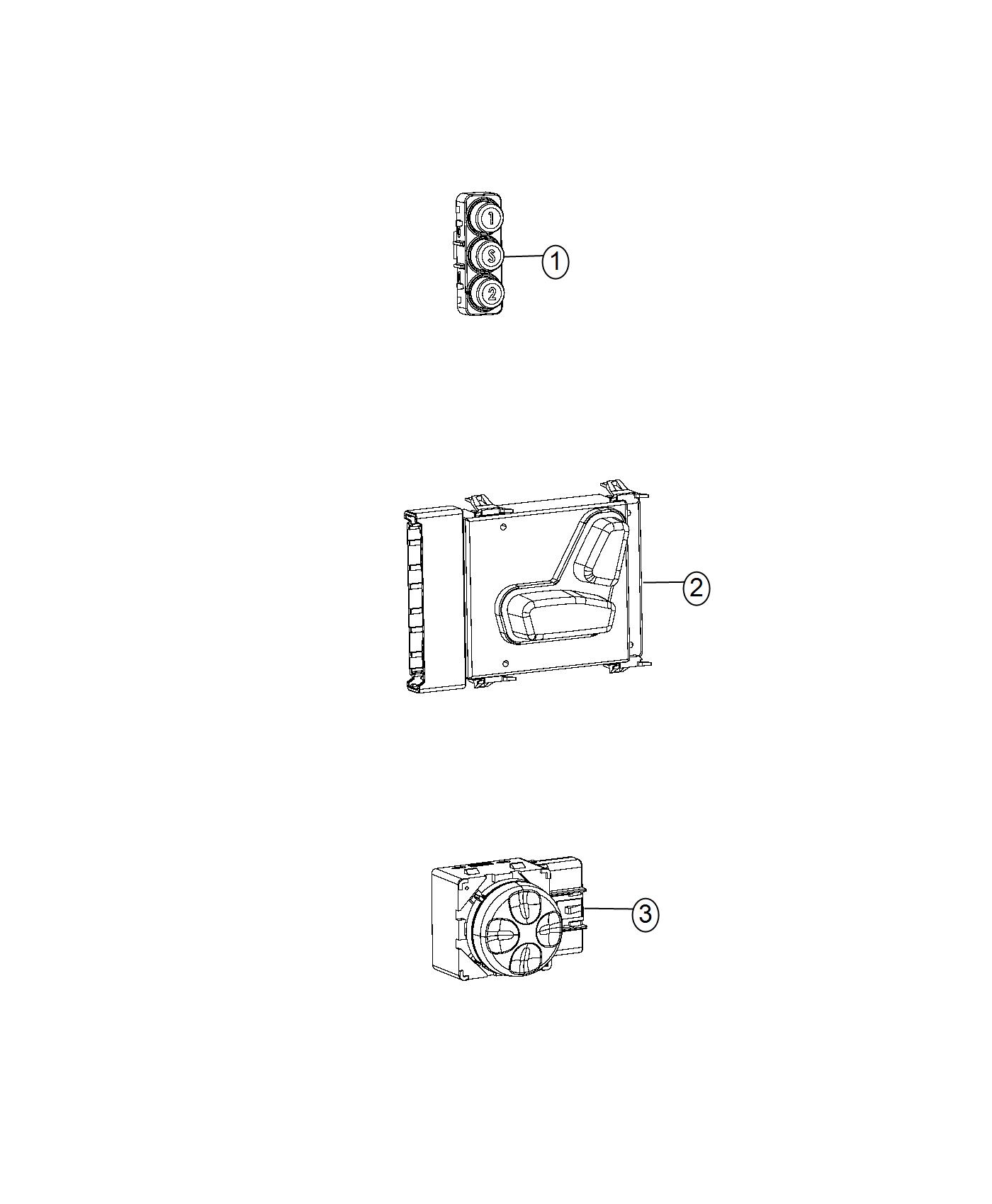 Switches, Seat. Diagram